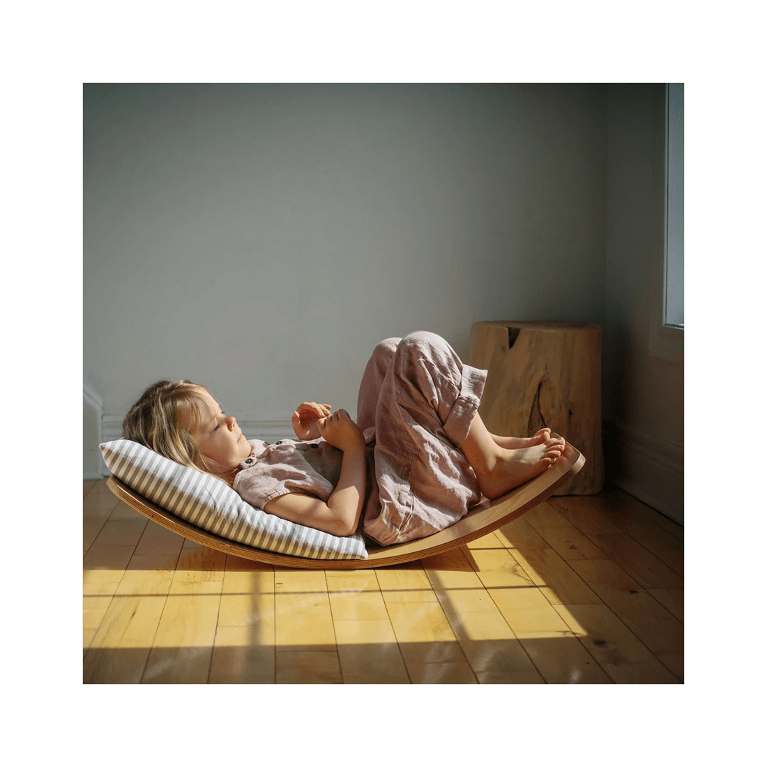 7 Kinderfeets 81cm Wood Kinderboard Kids Outdoor Balance Toy Natural 18 Months Plus - Natural, 7 of 9