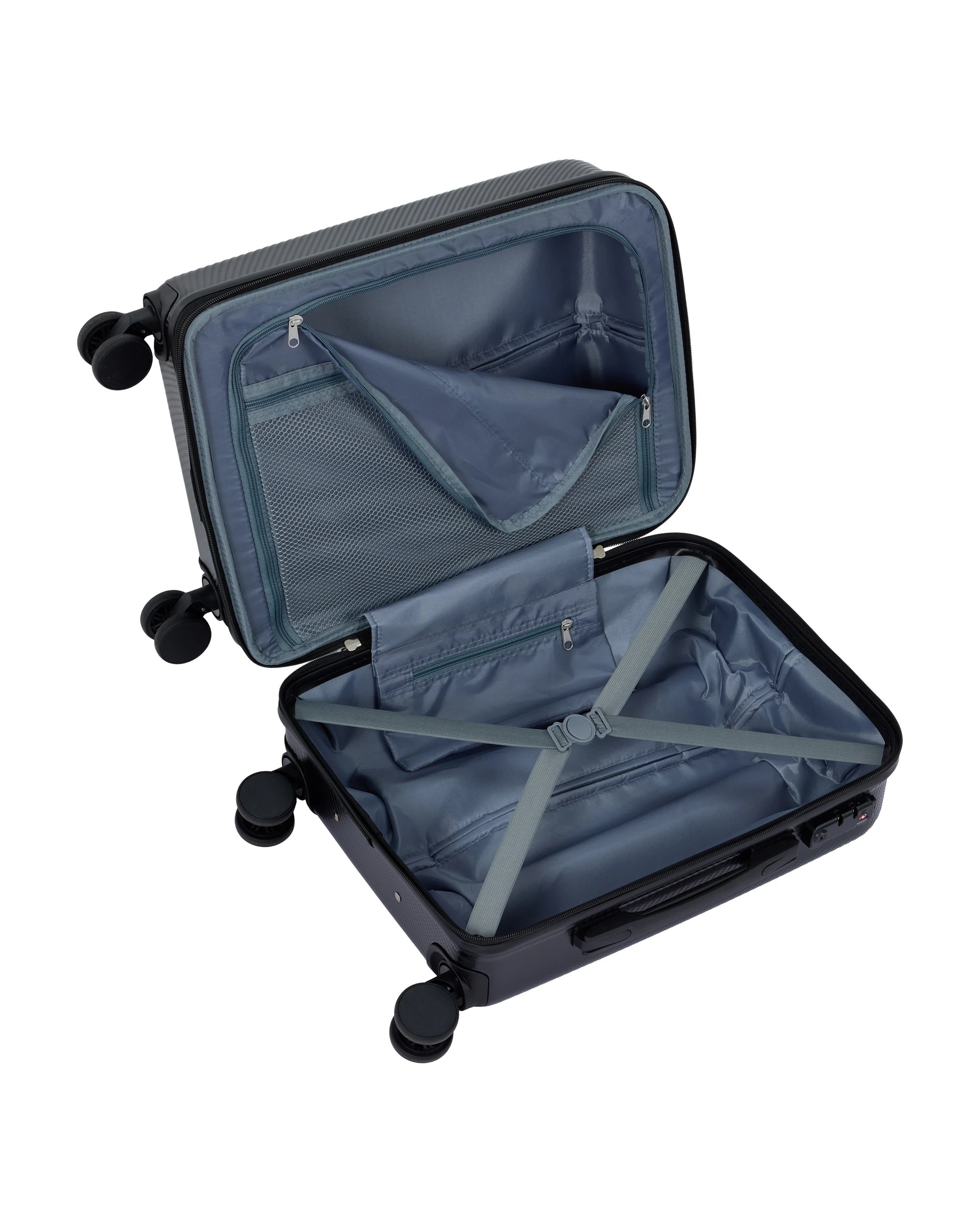 3 47cm Albany Hard Case 4 Wheels - Graphite, 3 of 8