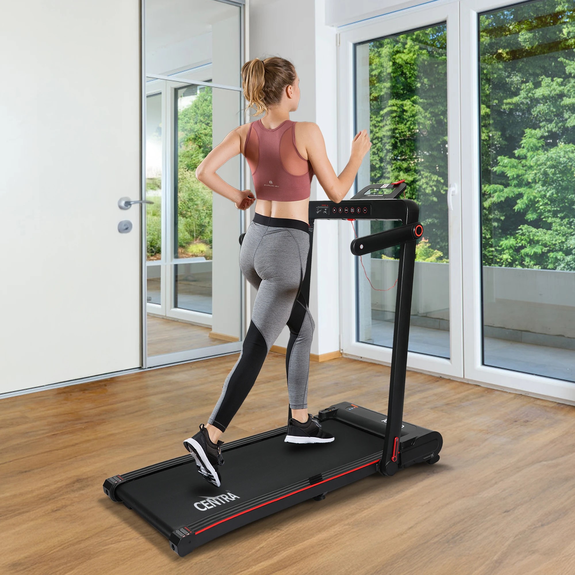 8 Centra Treadmill Foldable Waling Pad Fitness Electric Home Gym Fitness Remote, 8 of 9