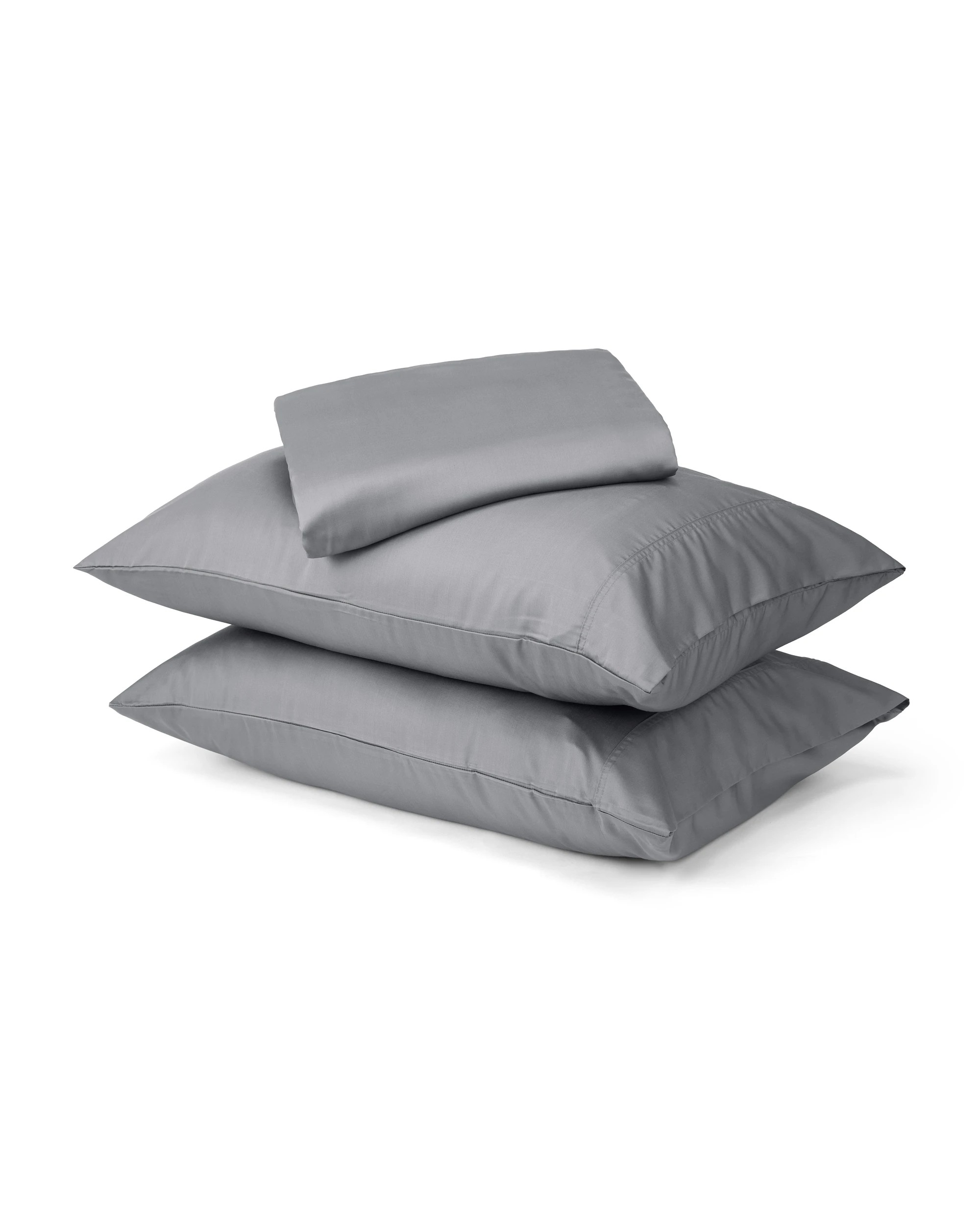 1 375 Thread Count Bamboo Sheet Set - Queen Bed, Grey, 1 of 5
