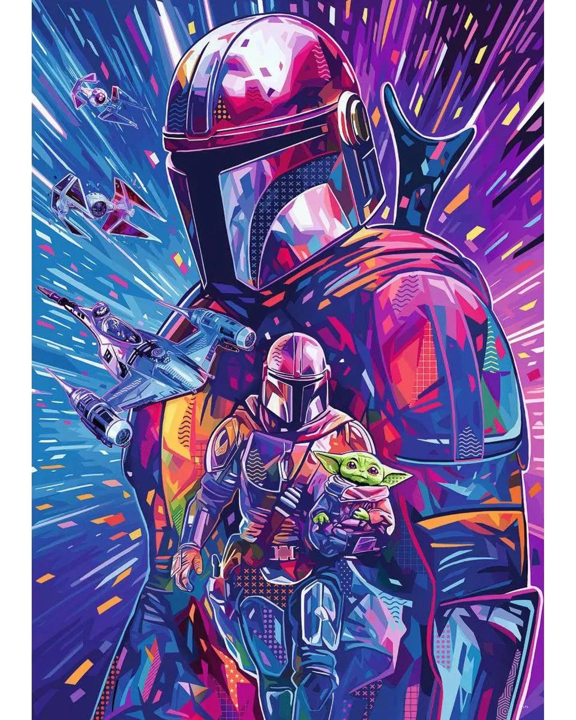 2 Ravensburger Star Wars Hyperspace Collection The Mandalorian 500 Piece Jigsaw Puzzle, 2 of 2