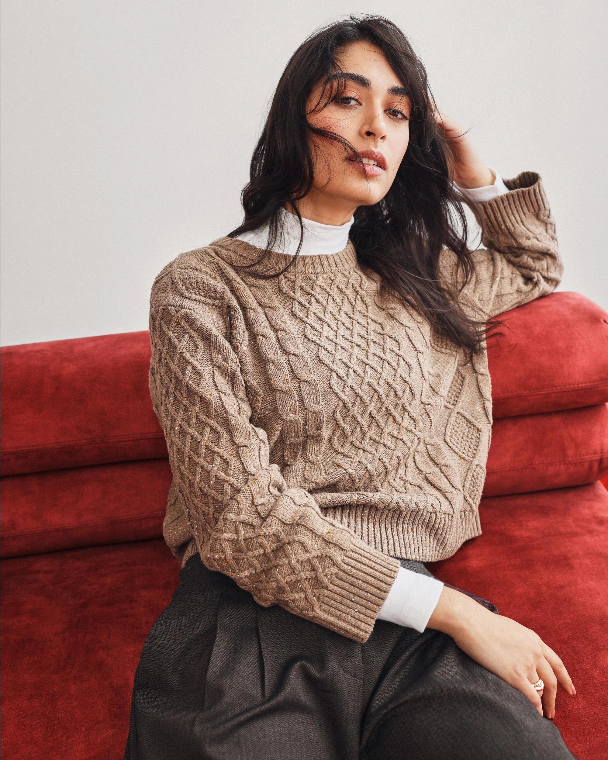 6 Preview Wool Blend Tailored Straight Leg Pants BLACK, 6 of 6