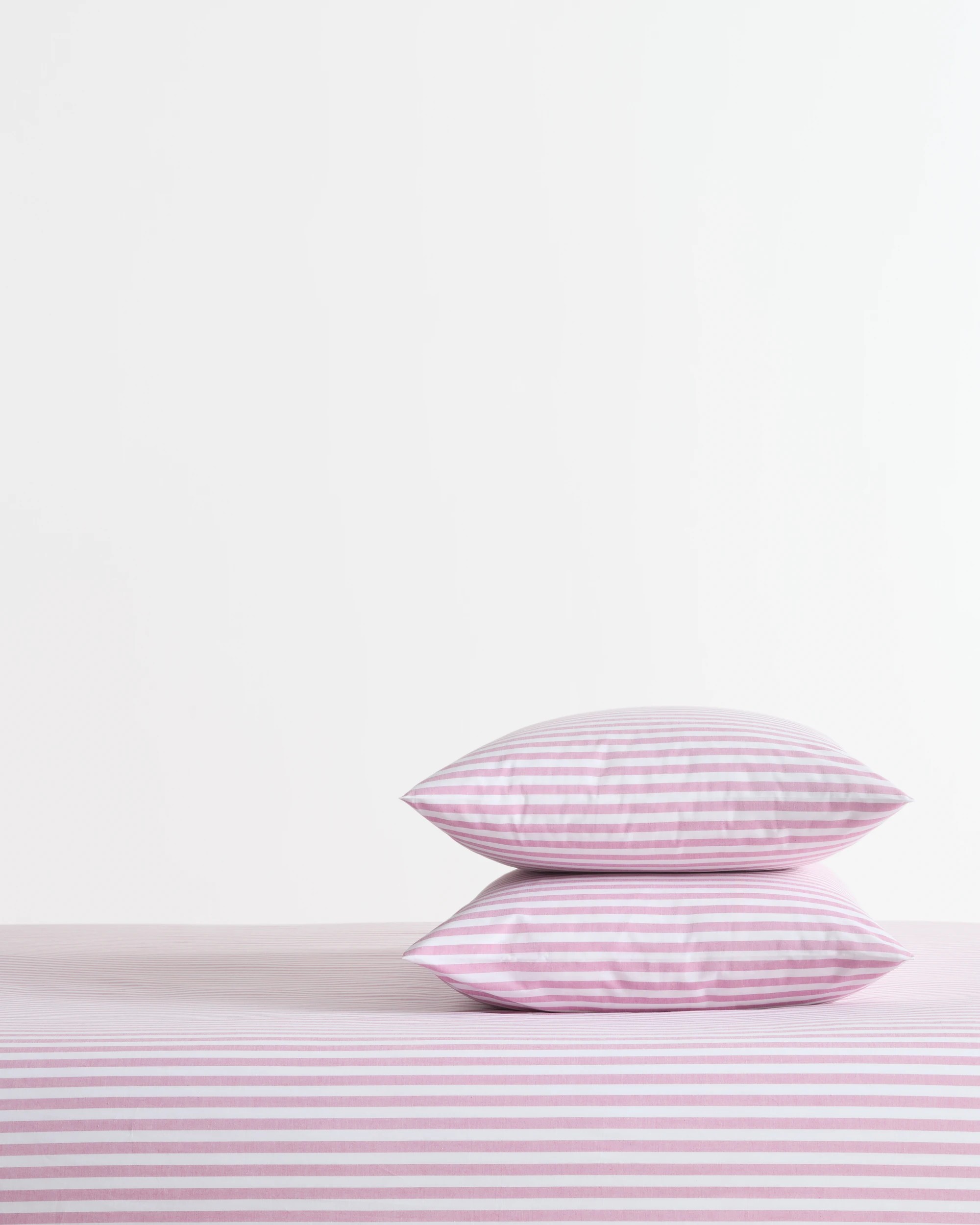 1 Target Australian Cotton Stripe Mix and Match 2 Pack Pillowcases - Queen Bed - Pink, 1 of 1