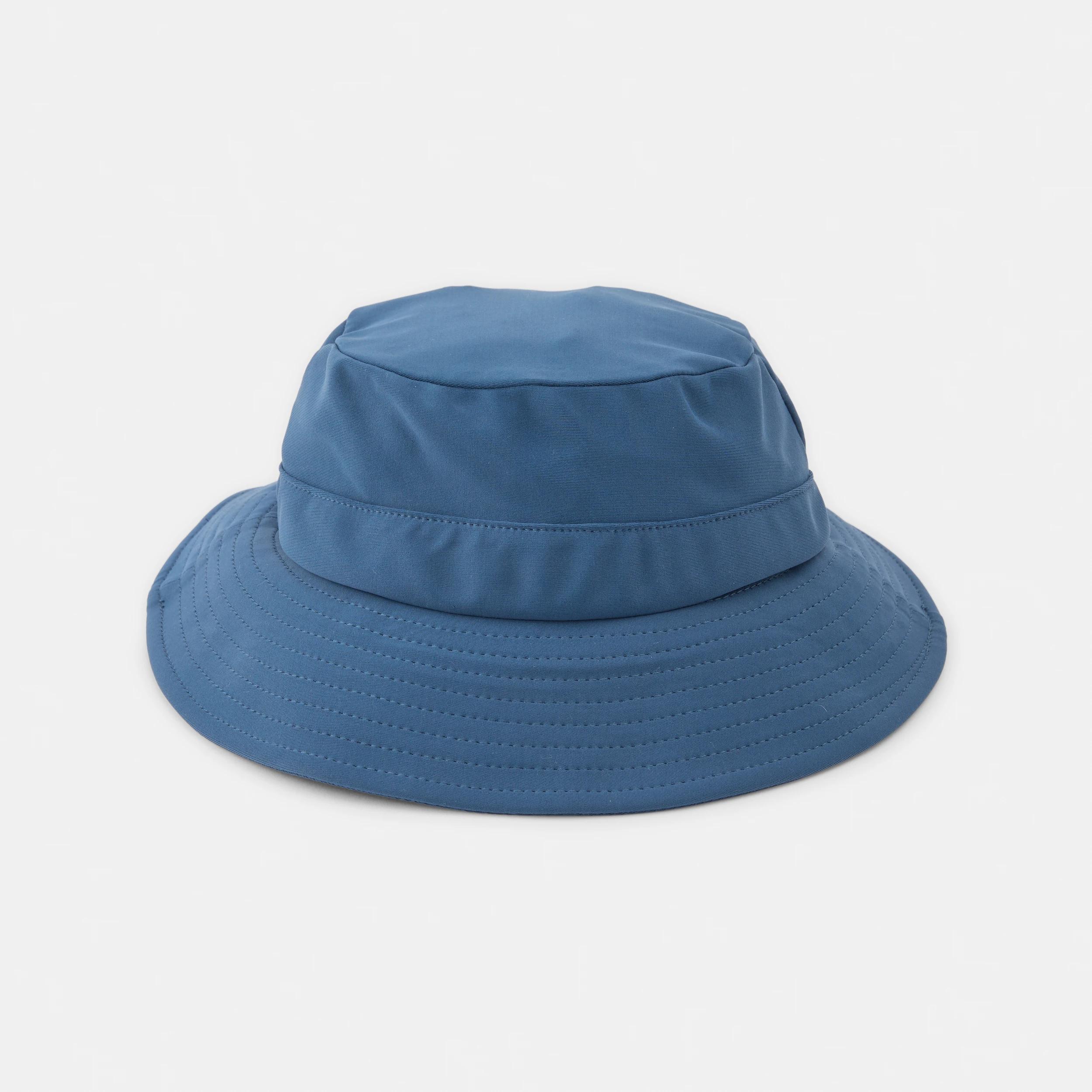 1 Wide Brim Swim Hat MUTED NAVY, 1 of 2
