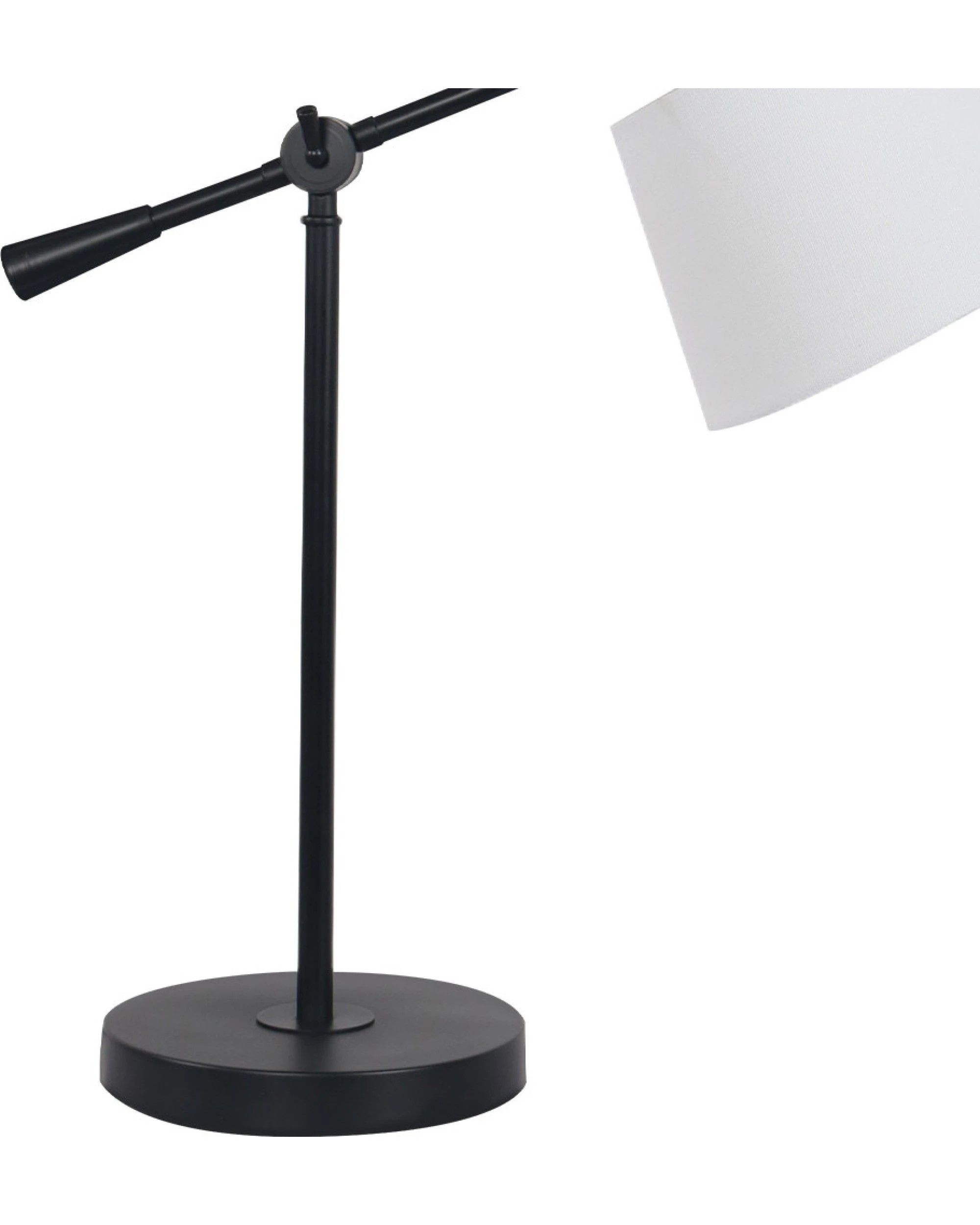 6 Sarantino Adjustable Metal Table Lamp - Black, 6 of 8