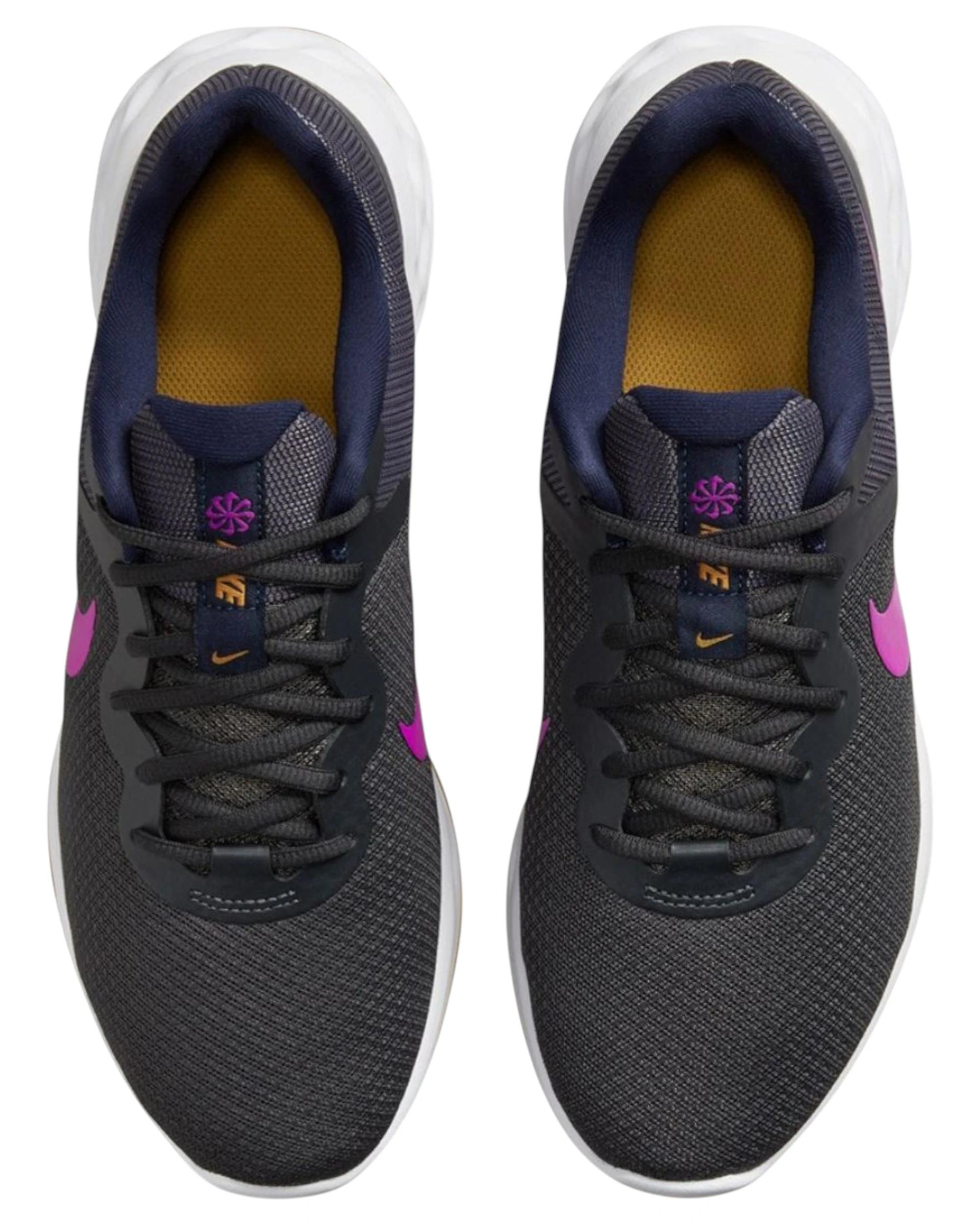 5 Nike Mens Revolution 6 Next Nature Anthracite Vivid Purple Running Shoes ANTHRACITE VIVID PURPLE, 5 of 6