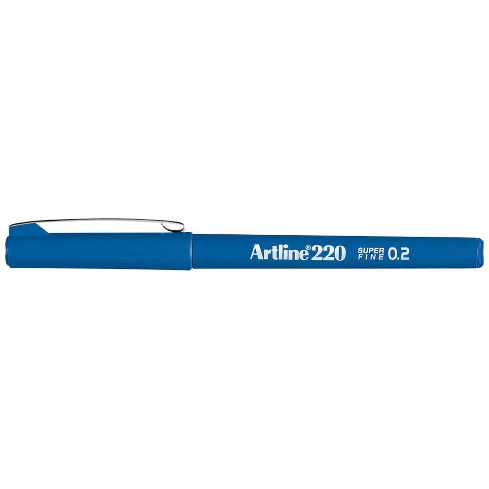 1 Artline 220 0.2mm Fineliner Royal Blue, 1 of 2