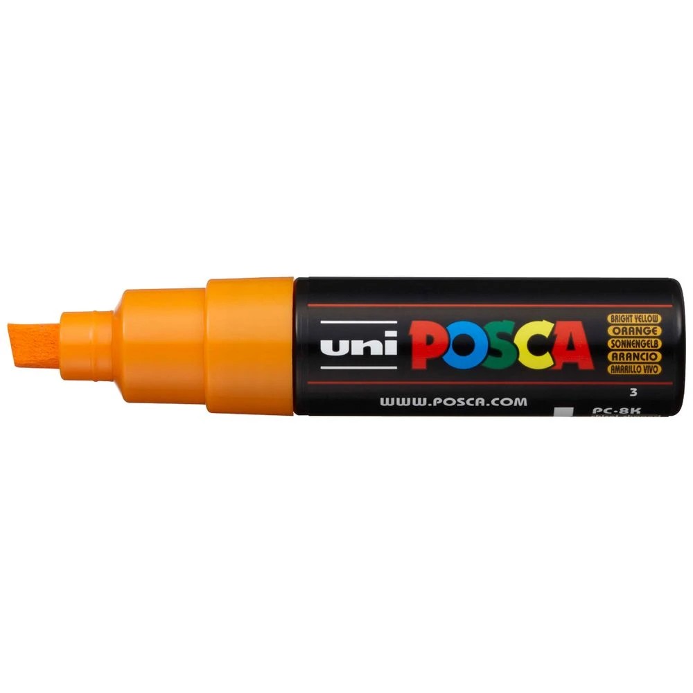 1 POSCA PC 8K Paint Marker Bright Yellow, 1 of 5
