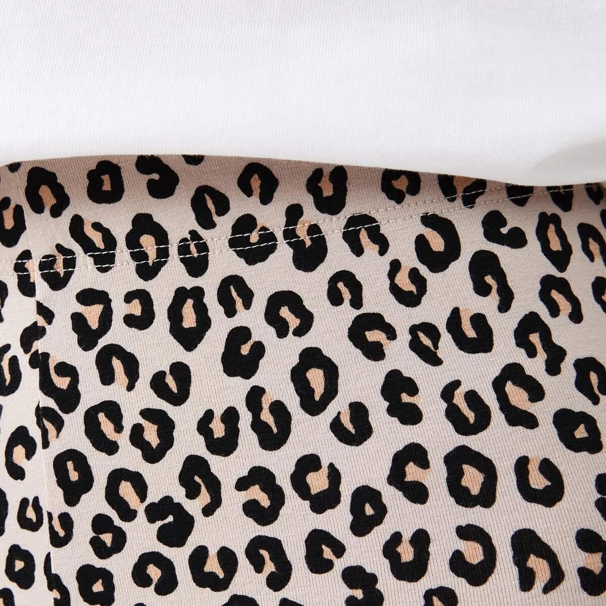 3 Print Bike Shorts ANIMAL MARKING BEIGE, 3 of 5