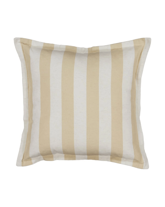 50cm Stripe Cushion - Natural