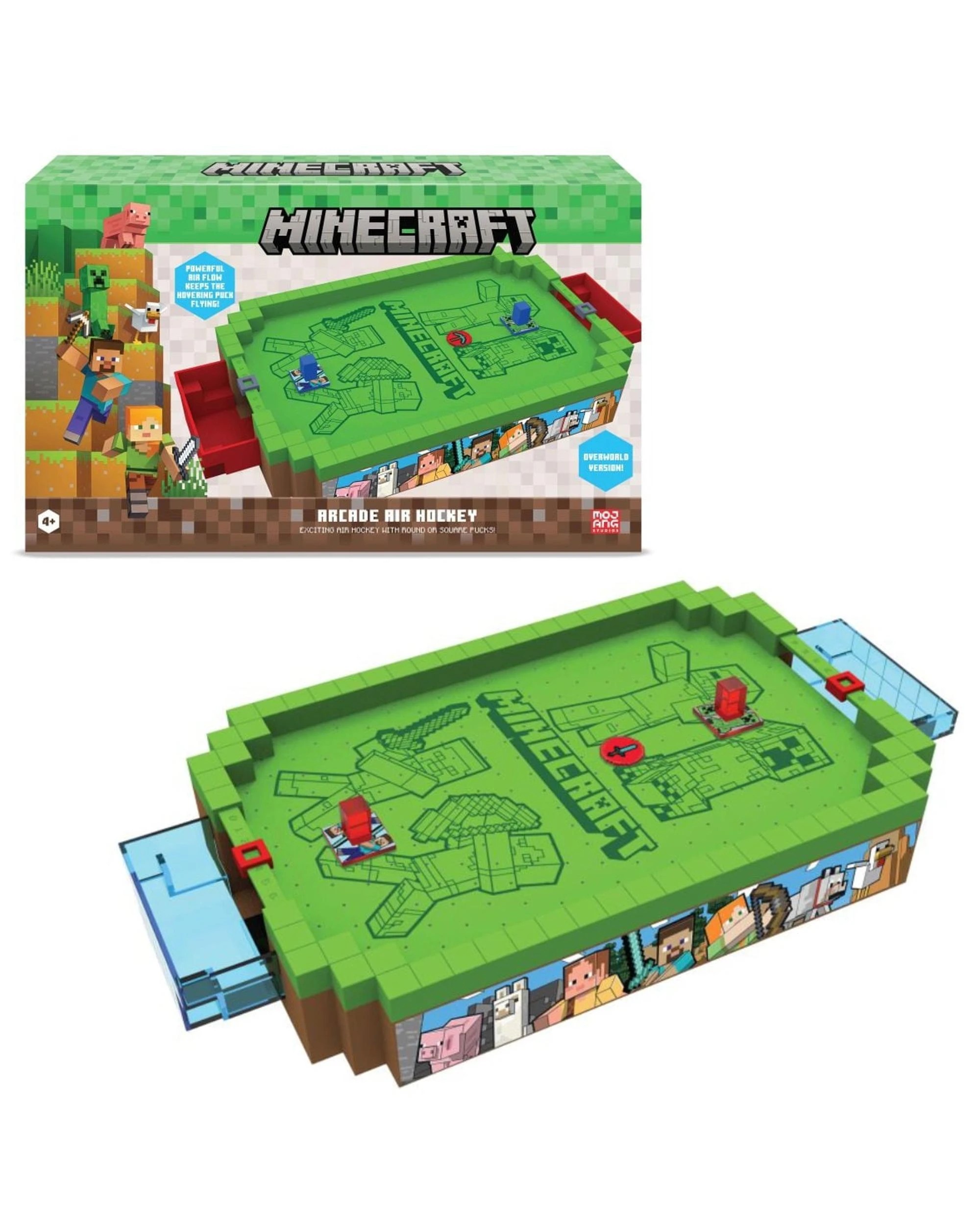 1 Minecraft Overworld Arcade Air Hockey - Premium Series, 1 of 3
