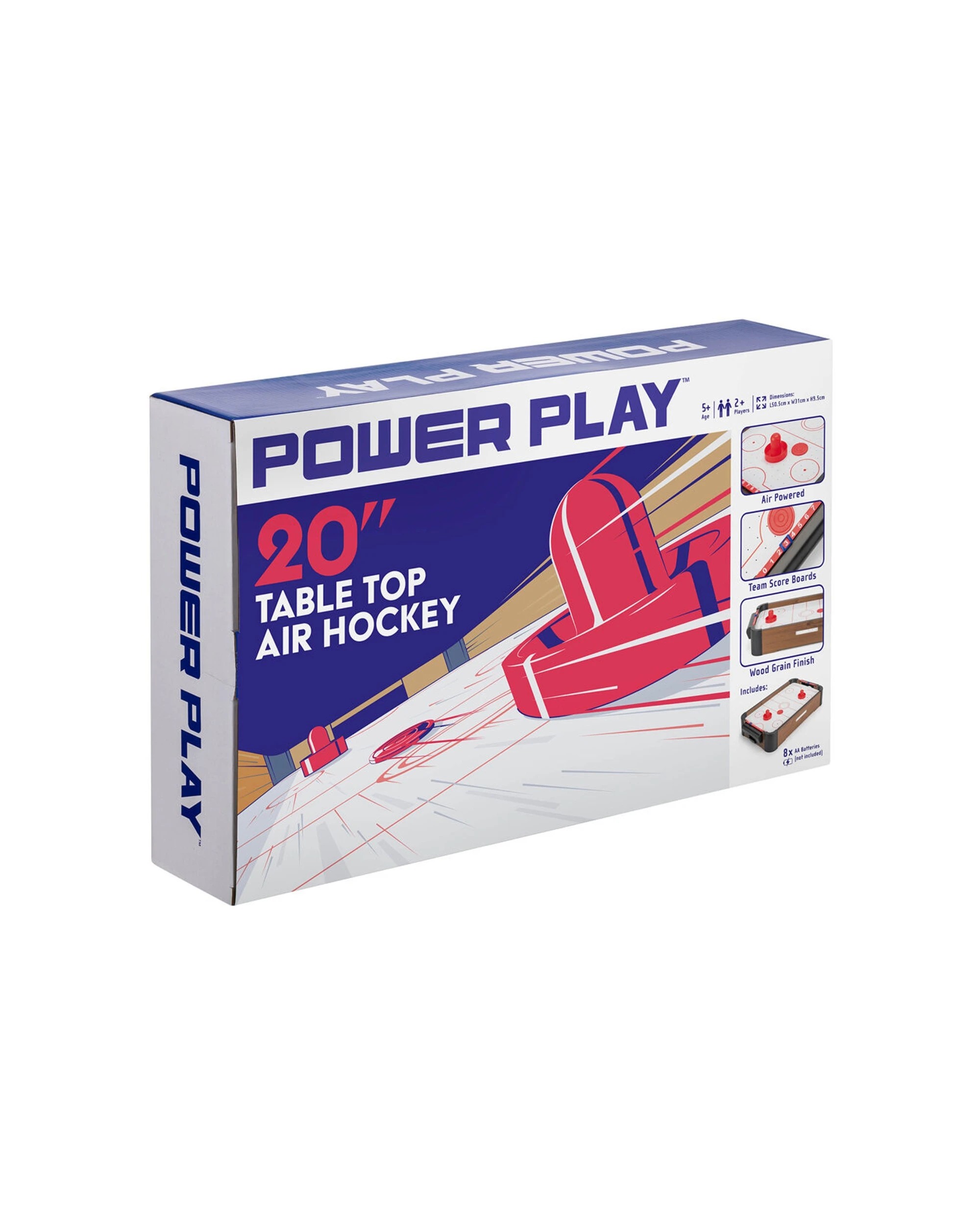 6 Wilton Bradley 20In Indoor Air Hockey Family Entertainment Game Table Tabletop - Multi, 6 of 8