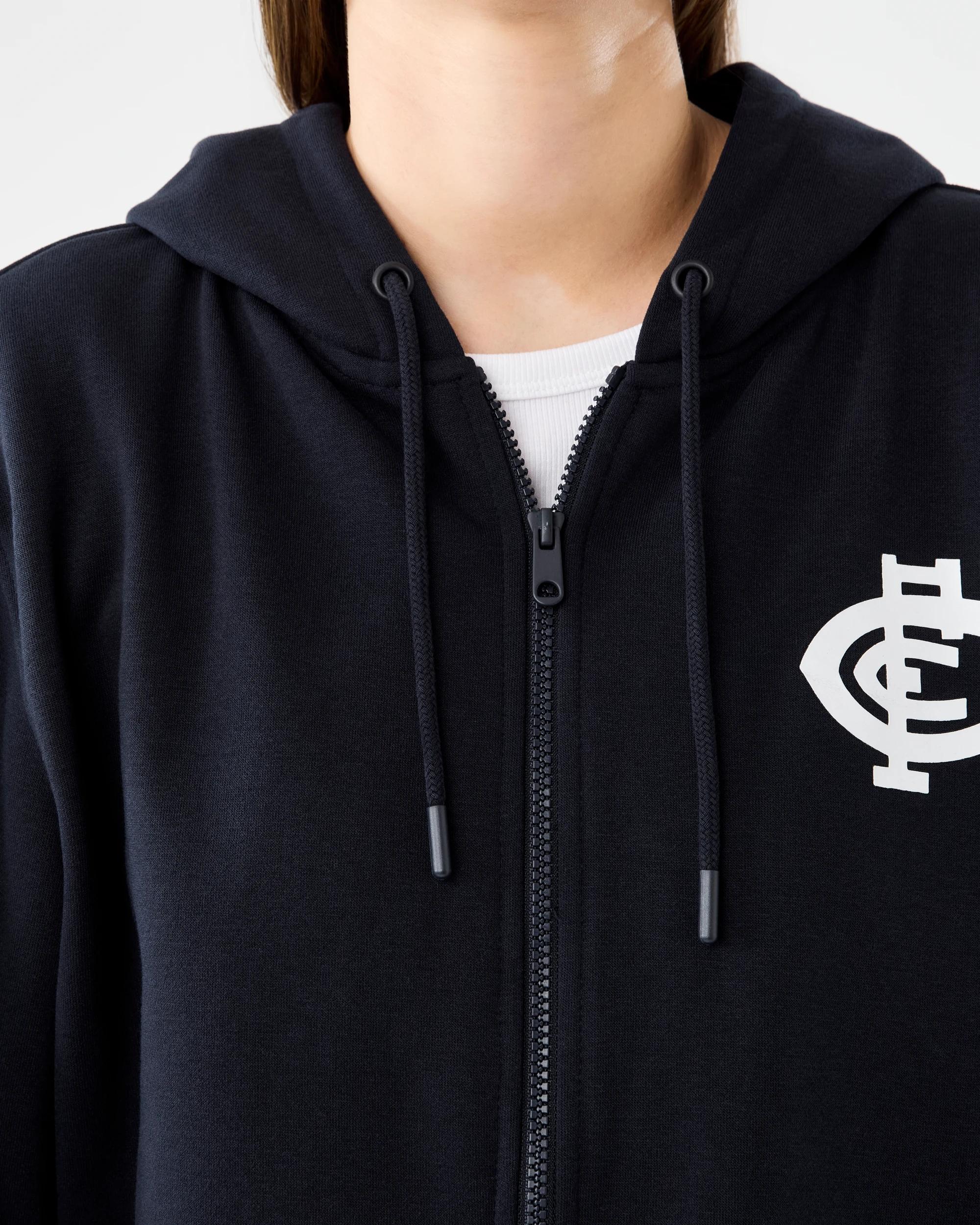 6 Official AFL Adult Zip Through Hoodie Carlton, 6 of 8