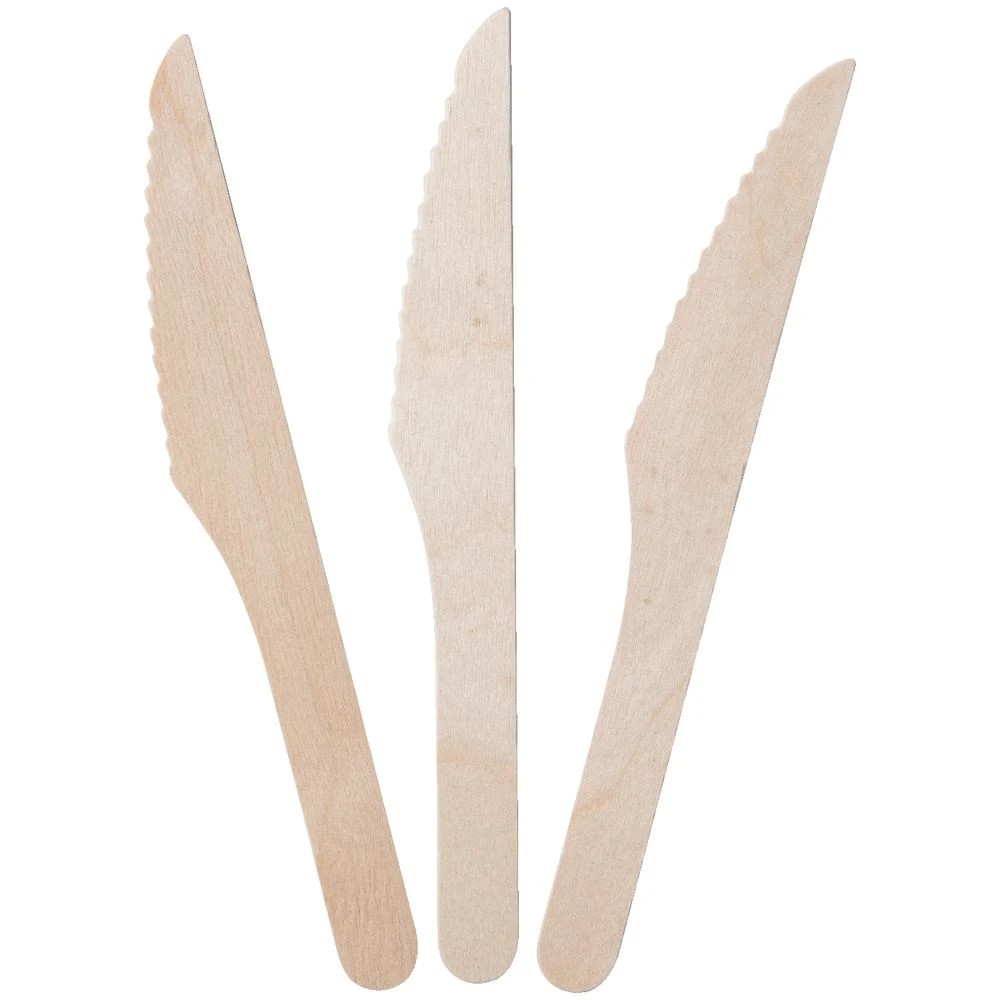 5 J.Burrows Wooden Knives 165mm 100 Pack, 5 of 5