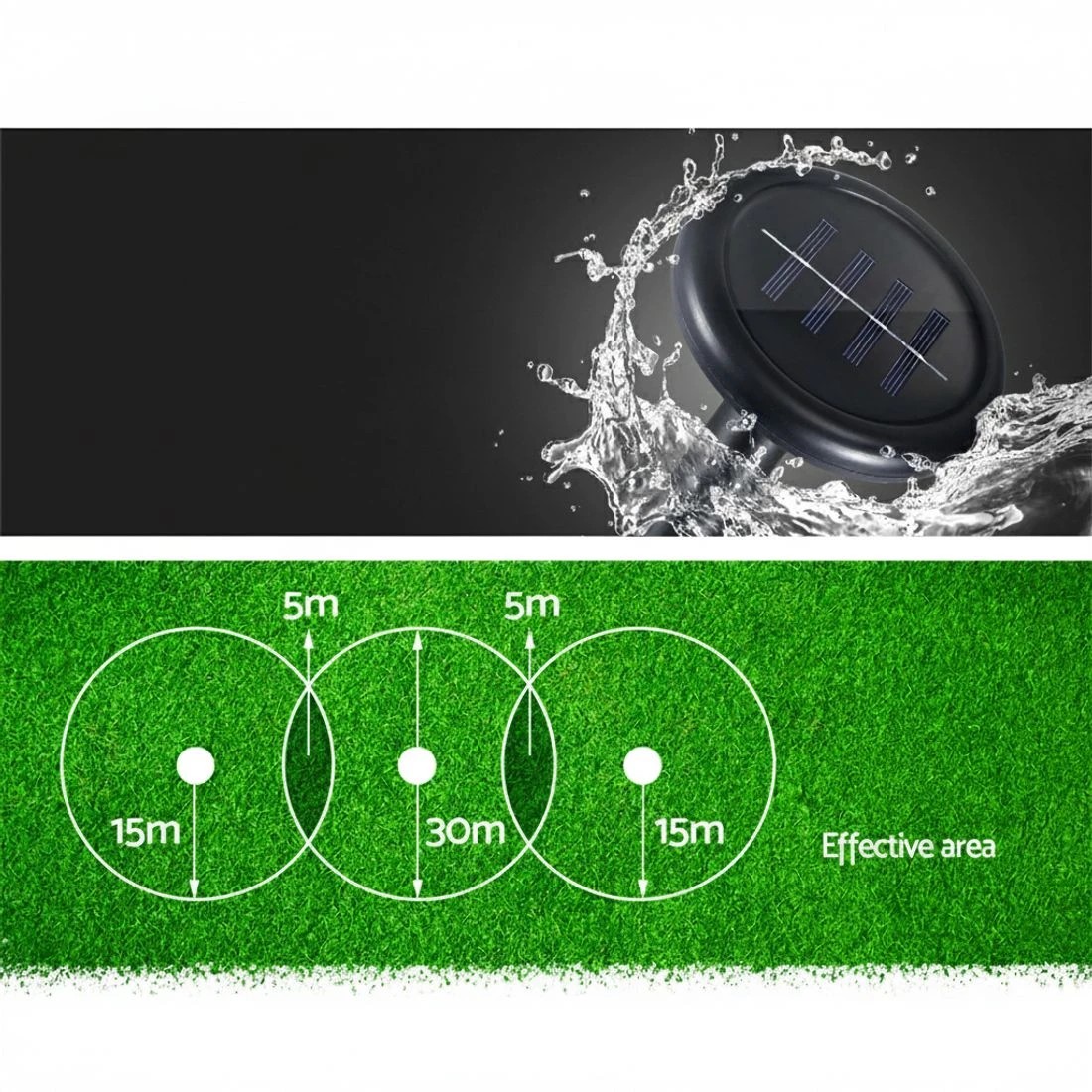 5 Gardeon Snake Repeller 4X Ultrasonic Solar Powered - Black, 5 of 5