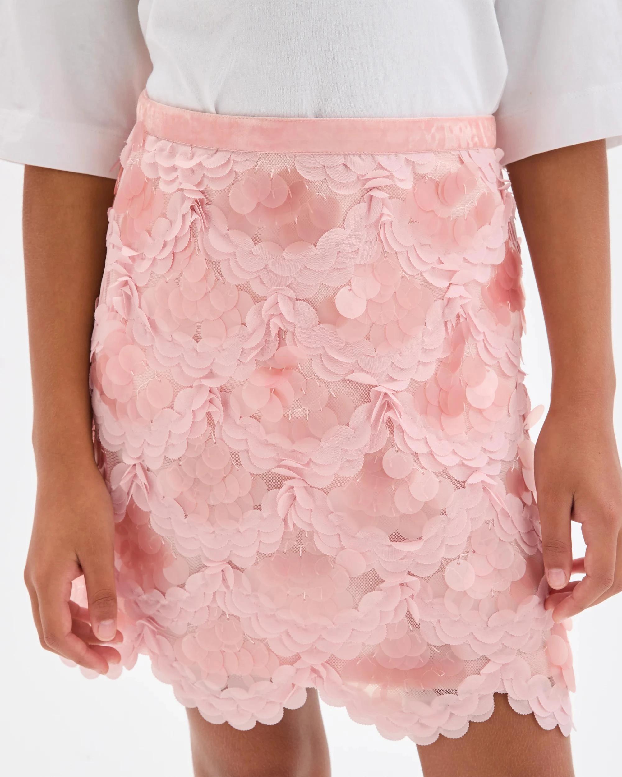 4 Target Kids Sequin Occasion Skirt PINK, 4 of 7