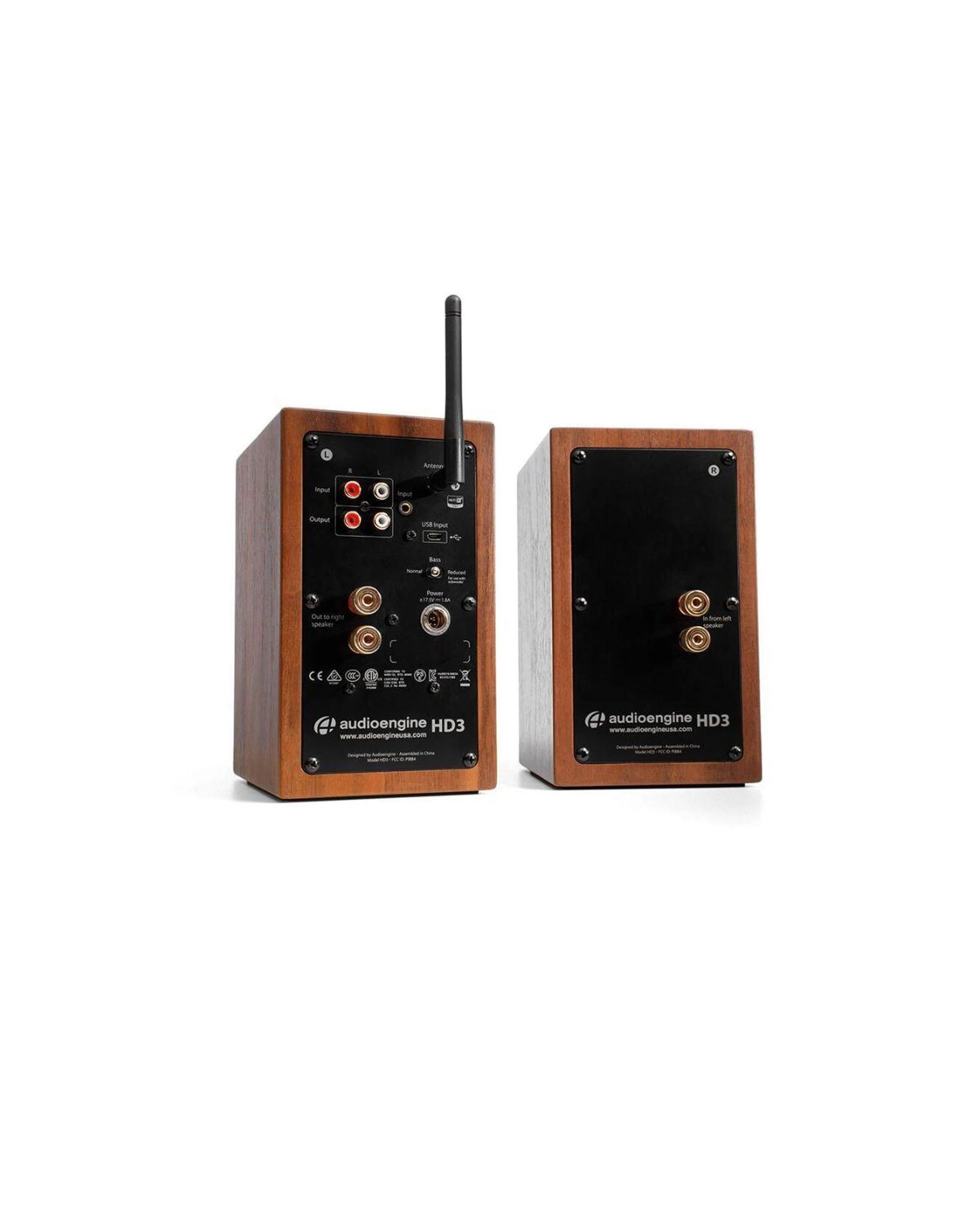 3 Audioengine HD3 Wireless Desktop Speakers Walnut, 3 of 3