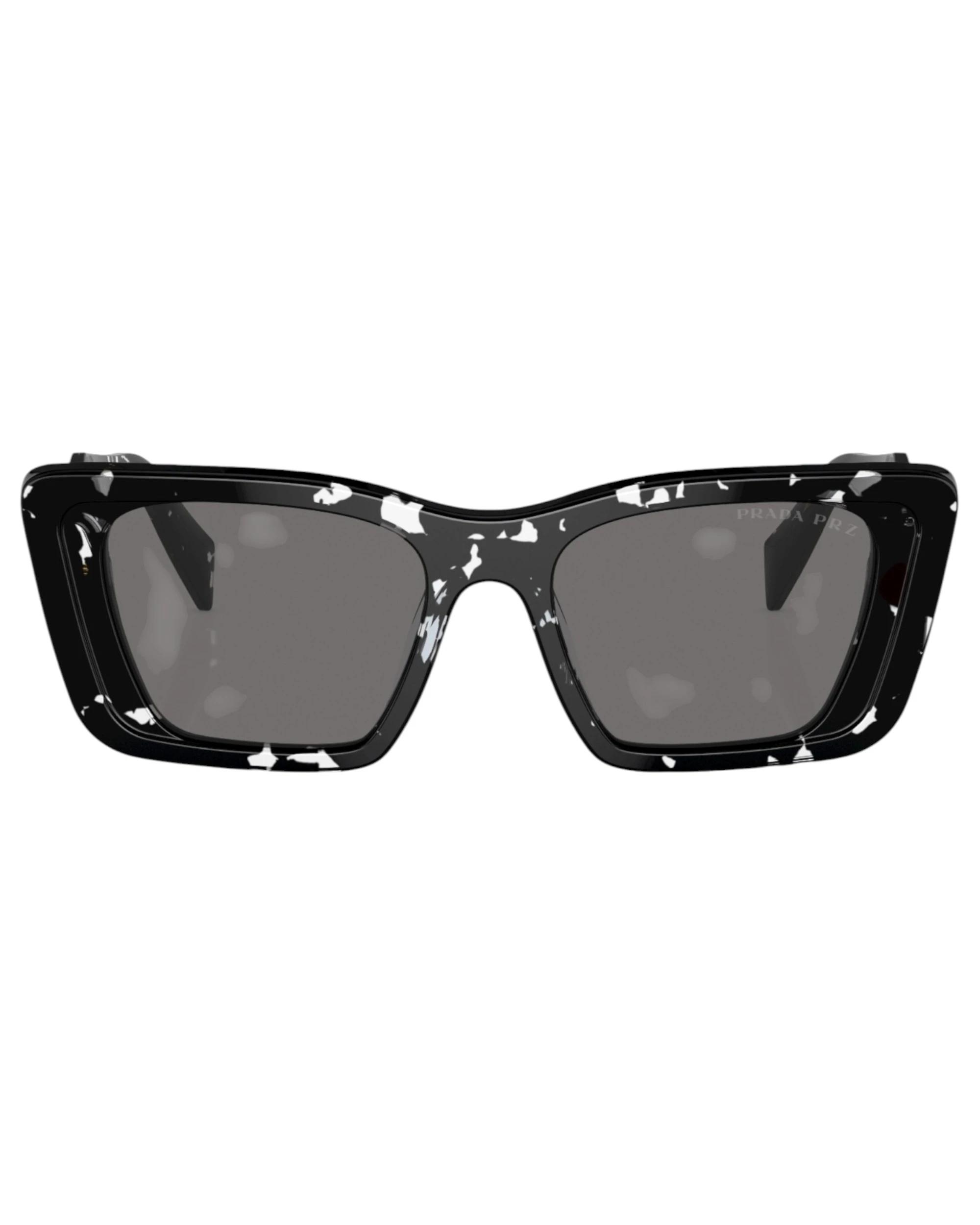 4 Prada Womens Polarised Symbole Sunglasses PR08YS Sunnies BLACK CRYSTAL TORTOISE, 4 of 5