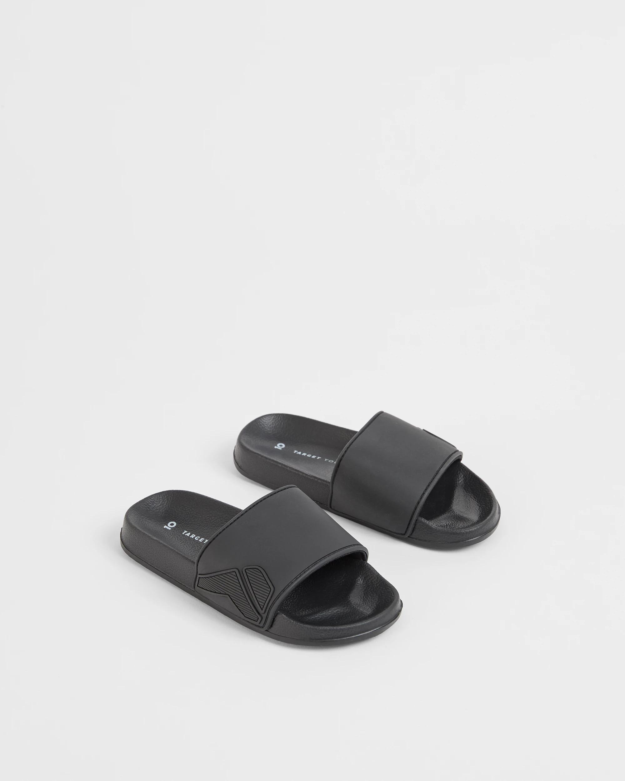 2 Target Youth Basic Comfort Slides BLACK, 2 of 3