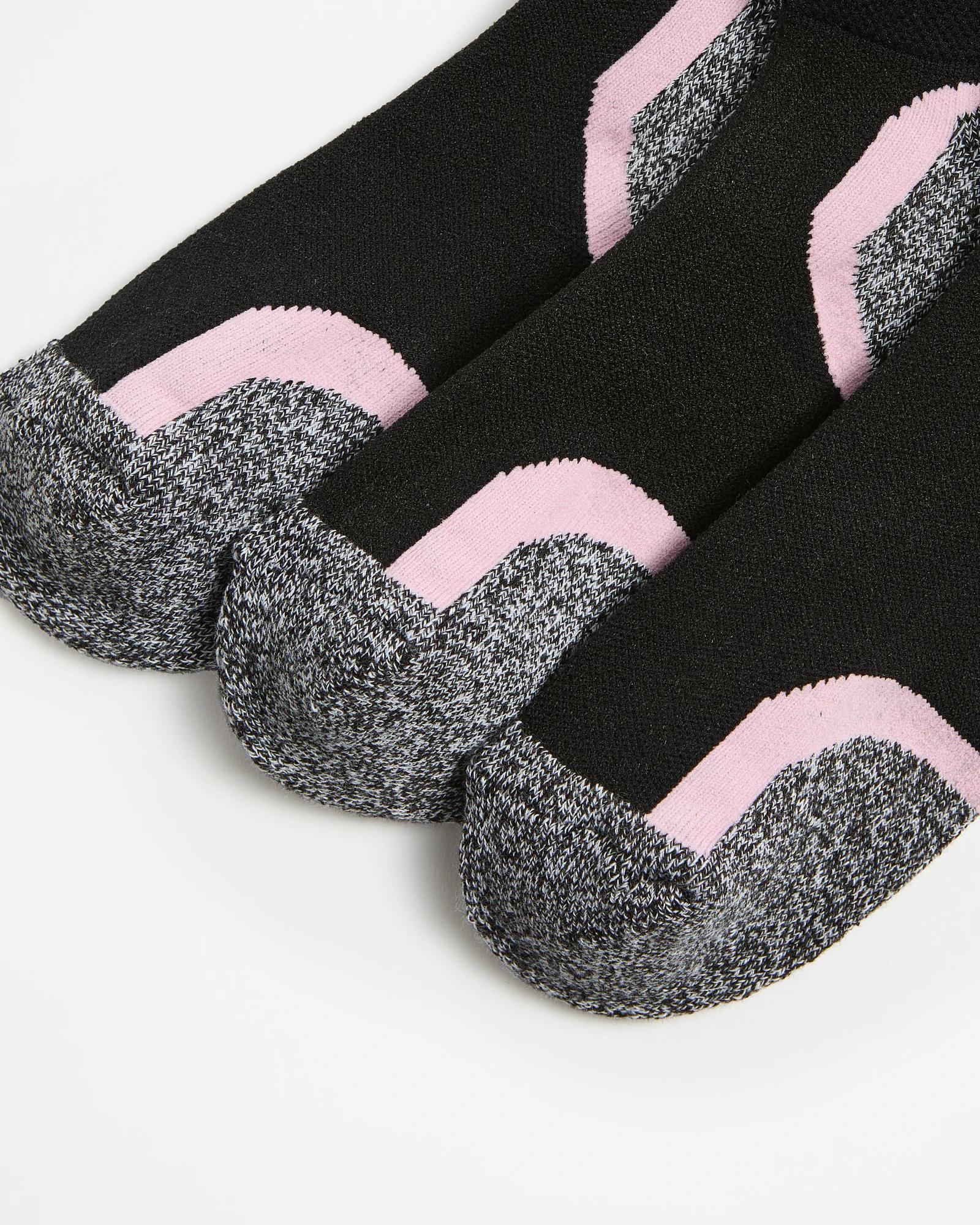 2 Target Active 3 Pack No Show Sports Socks BLACK, 2 of 3