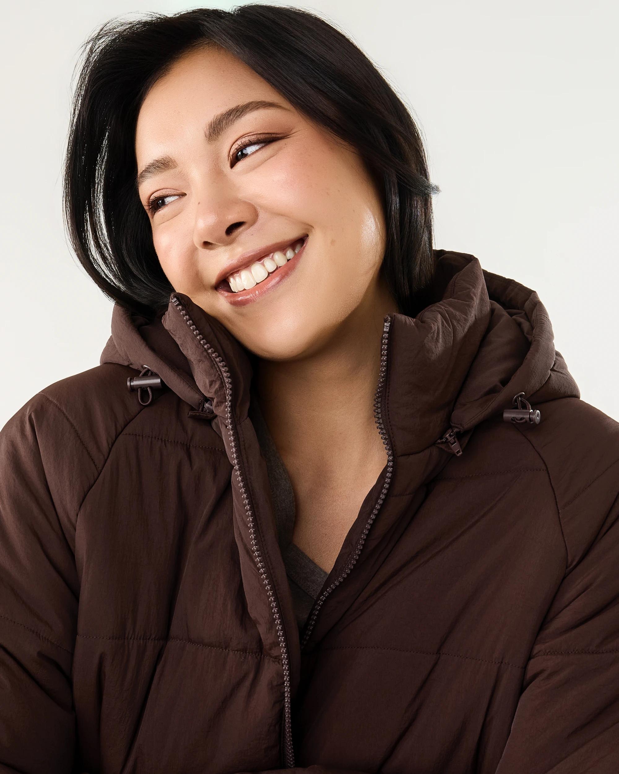 5 Hybrid Puffer Jacket Melt Brown, 5 of 9
