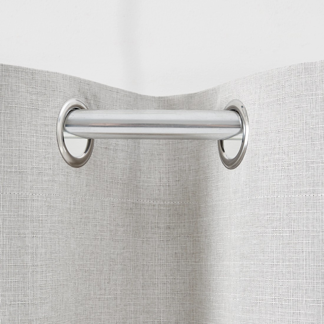 3 Monaco Eyelet Block Out Curtain - Taupe - 120cm x 213cm, 3 of 5