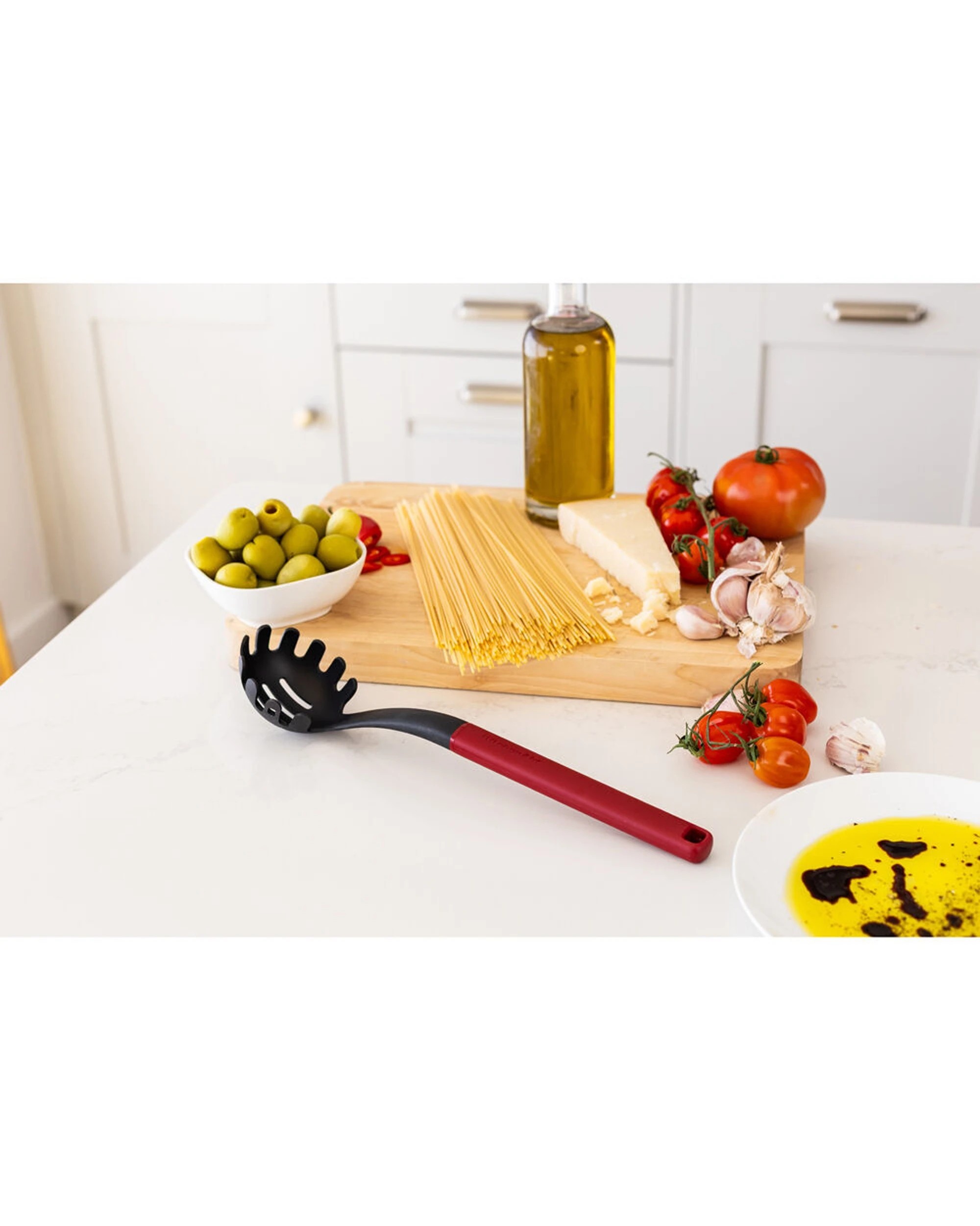 4 KitchenAid Classic Nylon Pasta Server 2PK Heat Resistant Ergonomic Handle - Multi, 4 of 6