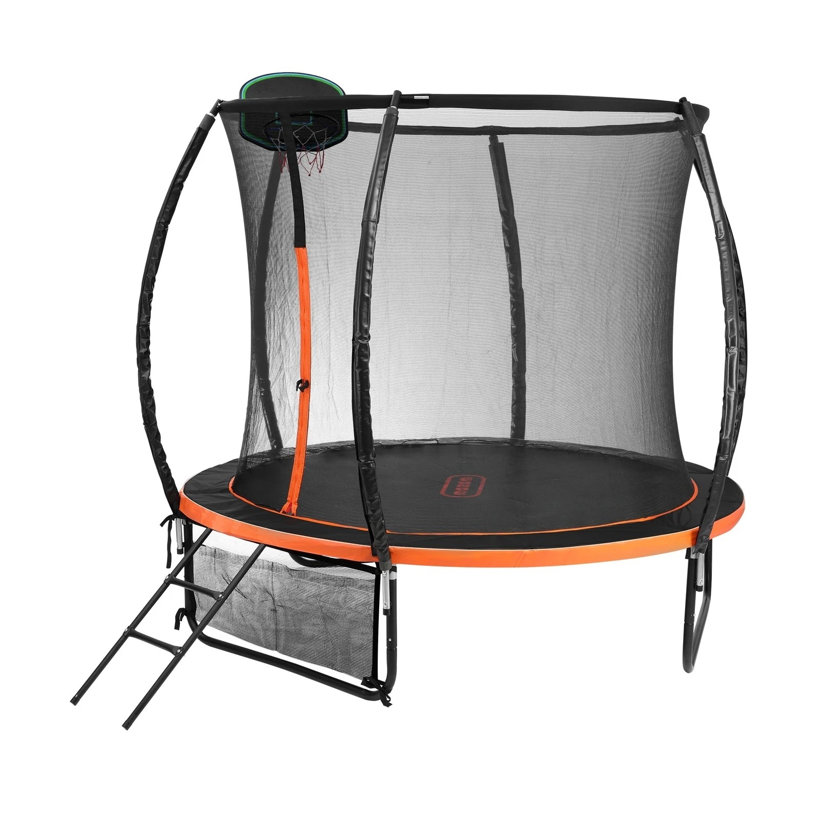 9 Mazam 10ft Trampoline Kids Tramplines Safety Net Basketball Set Ladder Round
 - Multi, 9 of 10