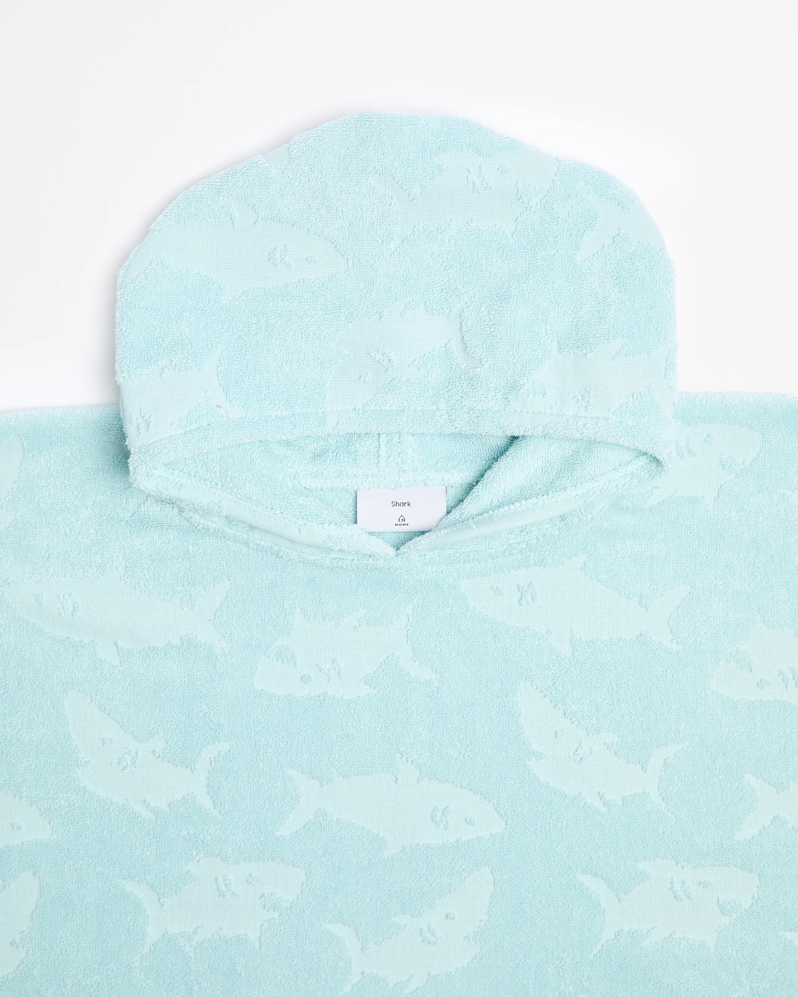 2 Target Kids Hooded Bath Towel - Shark - Blue, 2 of 3