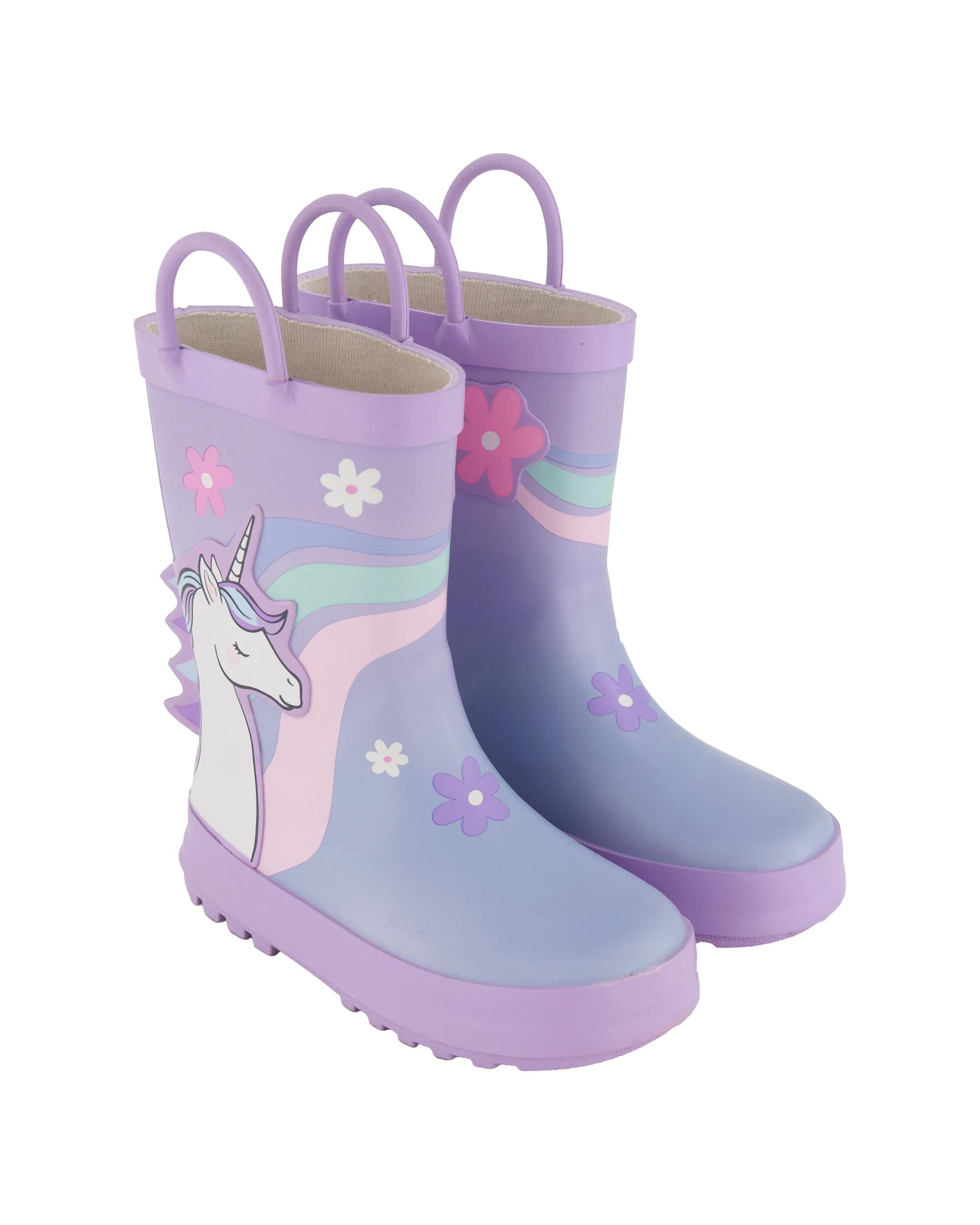 2 Junior Rainboots Lilac Unic, 2 of 5