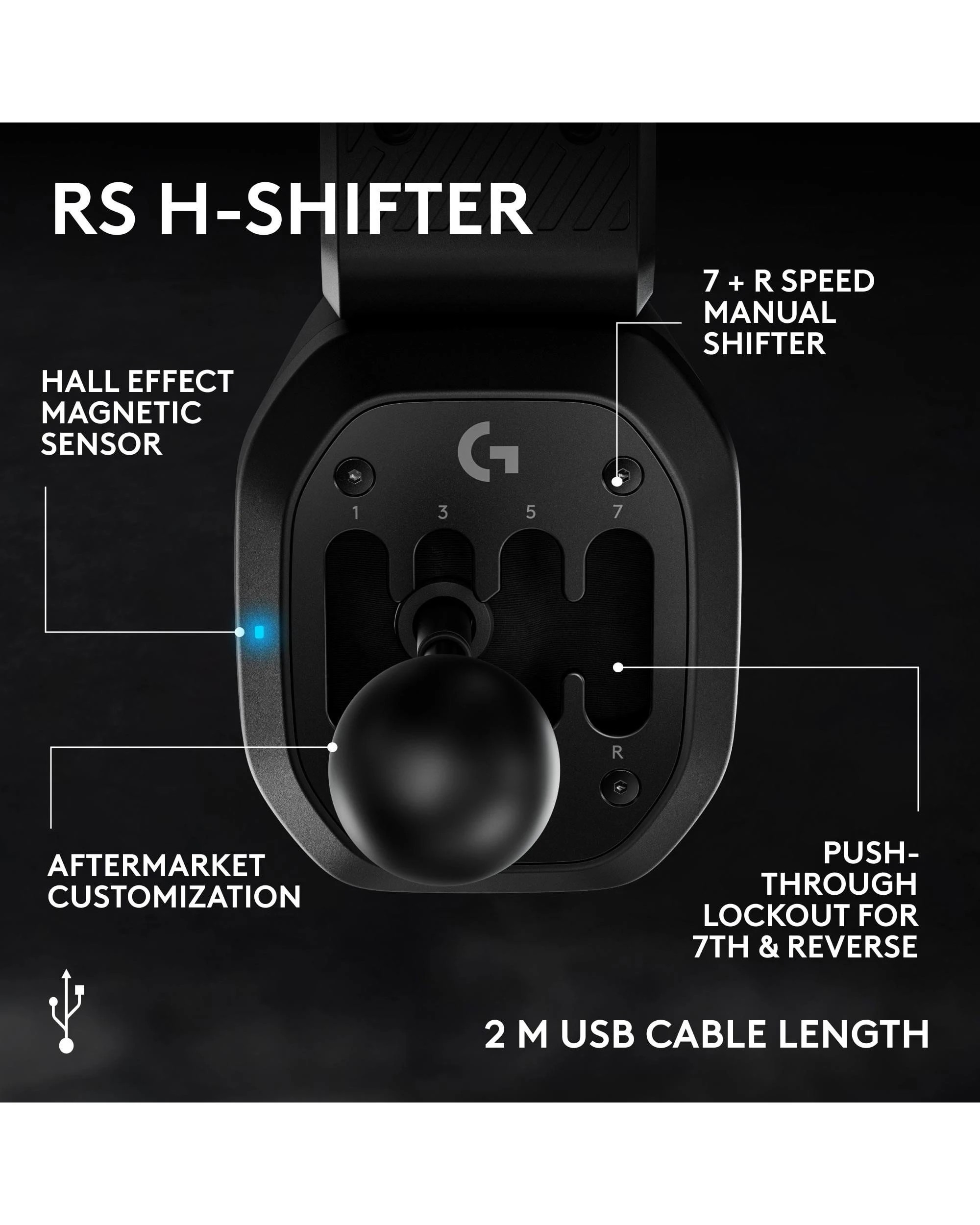 3 Logitech G RS H Shifter, 3 of 10