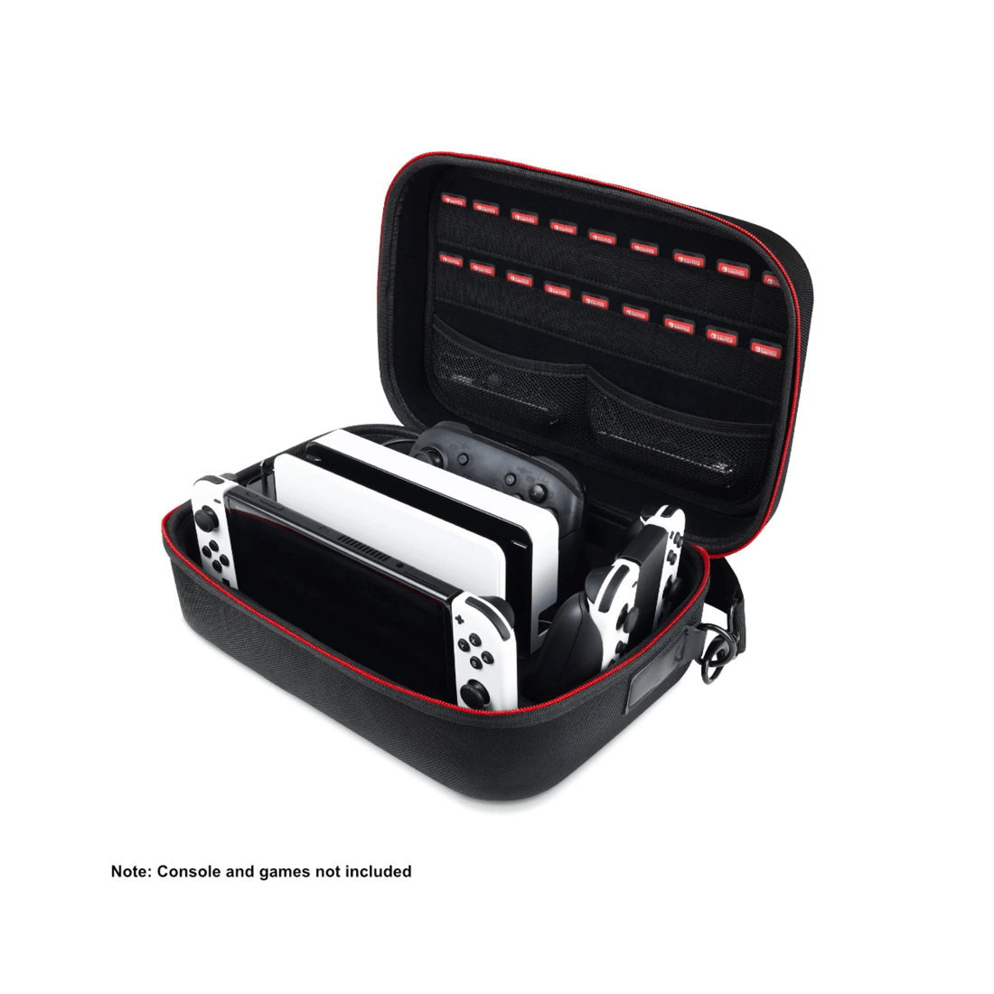 3 Powerwave Deluxe Console Carry Case for Nintendo Switch
 - black, 3 of 3