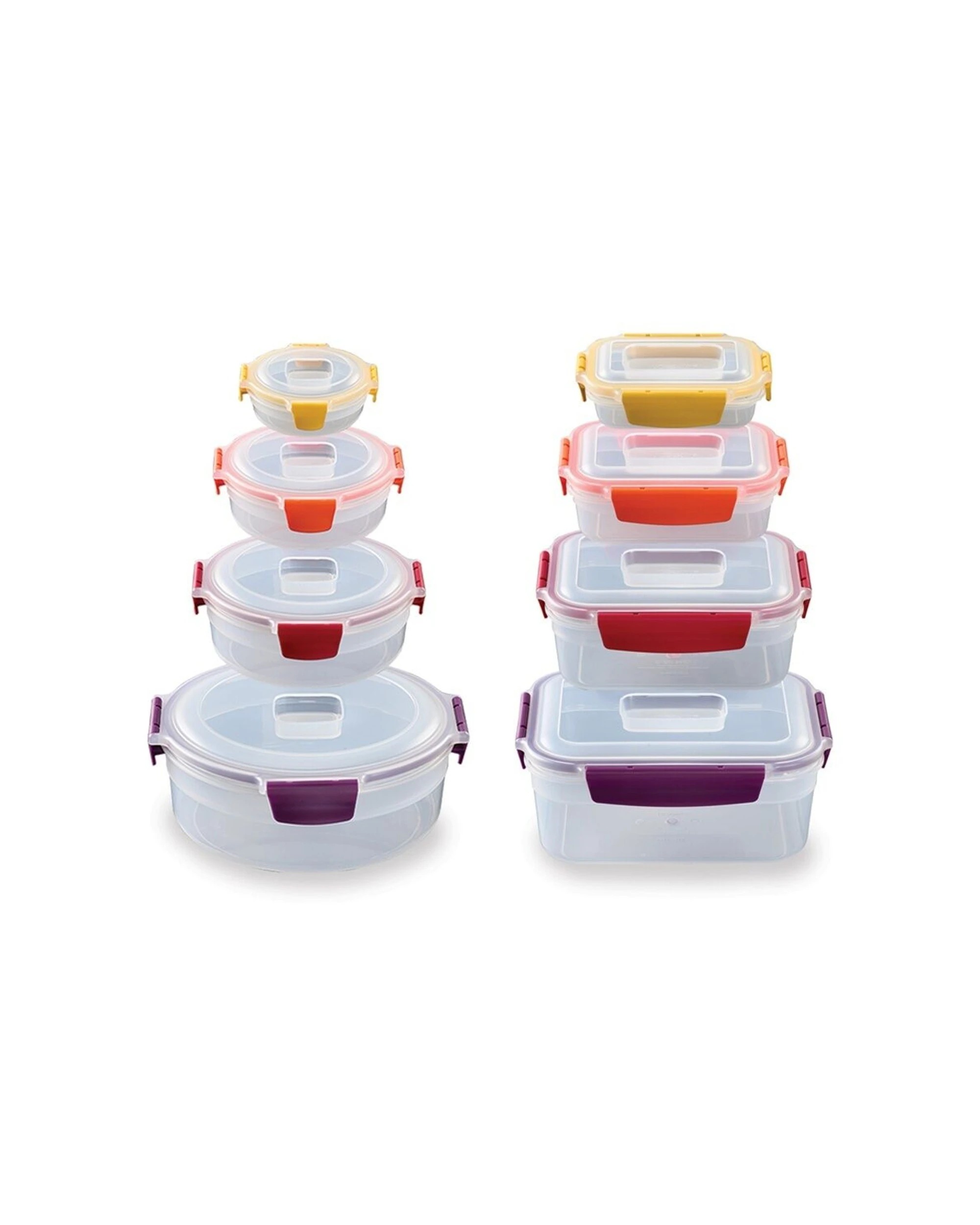 1 Joseph Joseph 8pc Nest Lock Airtight Food Storage Container Set - Multi, 1 of 8