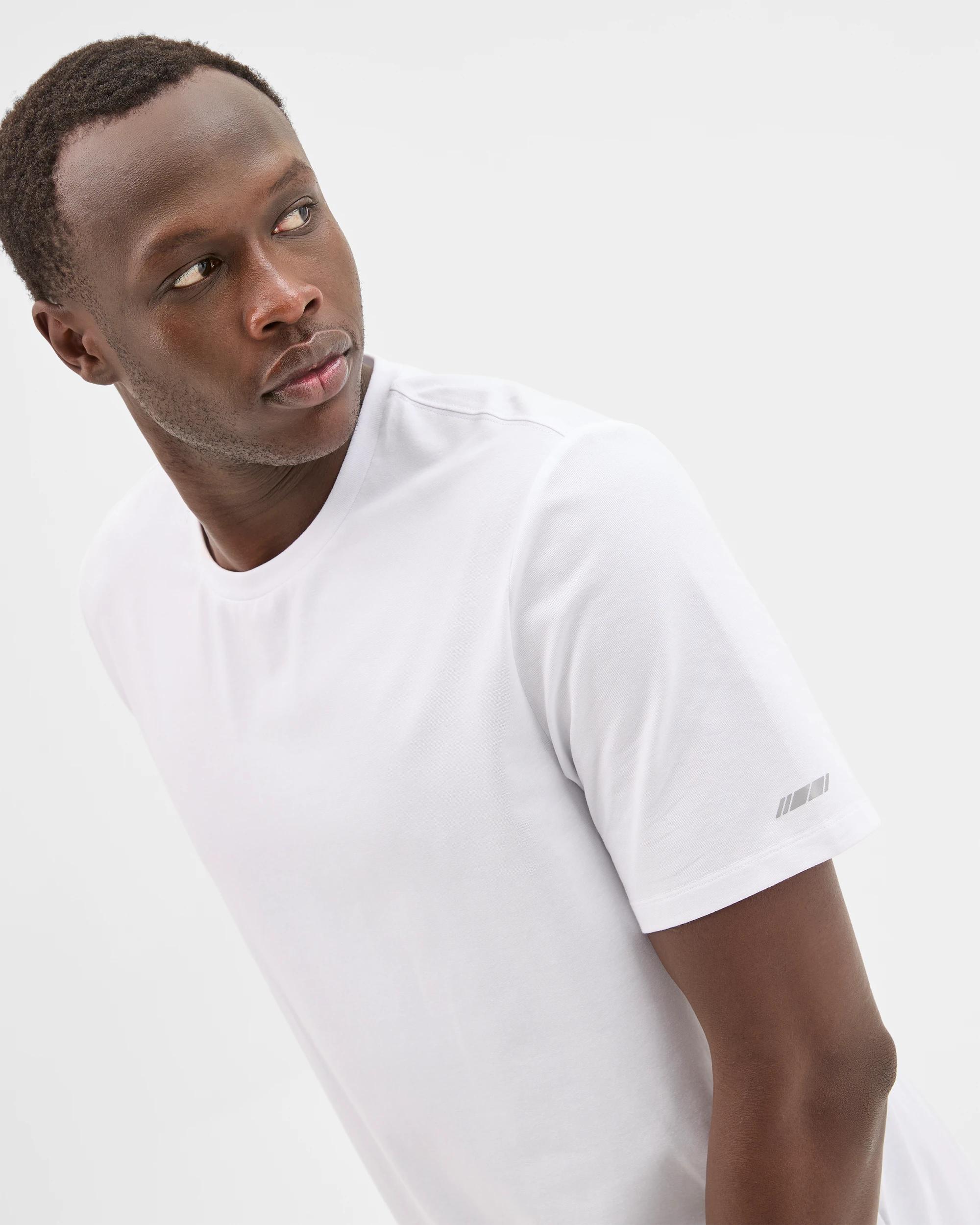 5 Target Active Australian Cotton Blend Active Training T-Shirt WHITE, 5 of 6