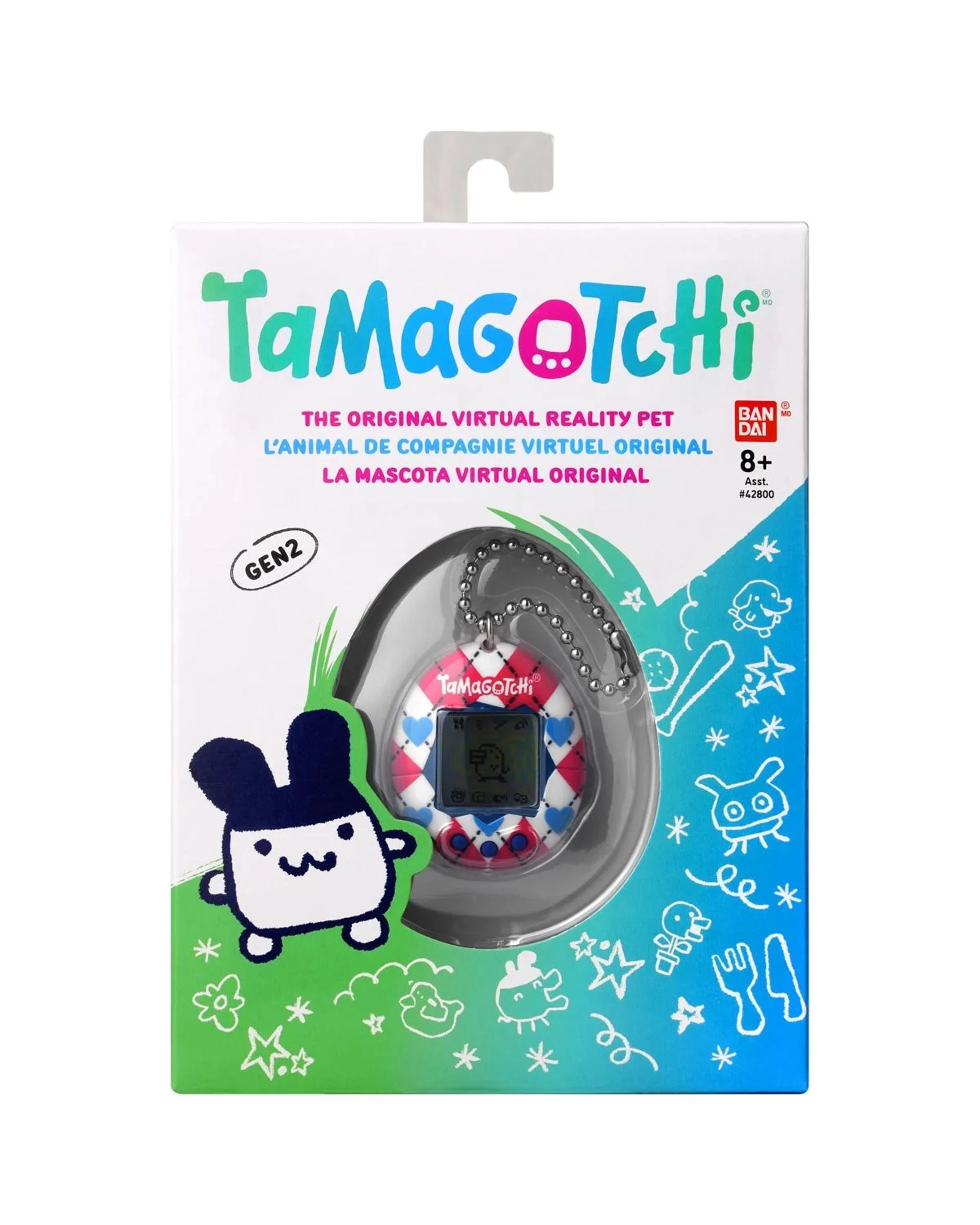 1 Tamagotchi Original Gen 2 - Argyle Heart, 1 of 4