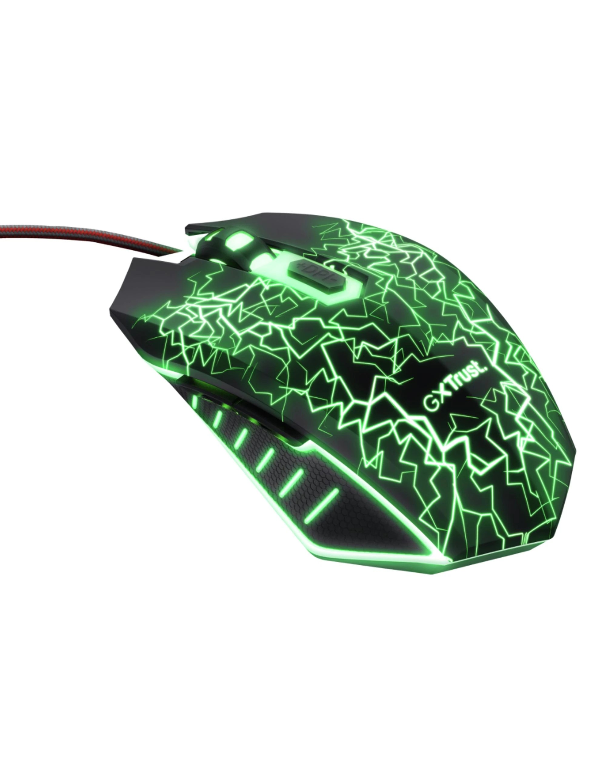 2 Trust GXT105X Izza Wired RGB Gaming Mouse - Black, 2 of 9