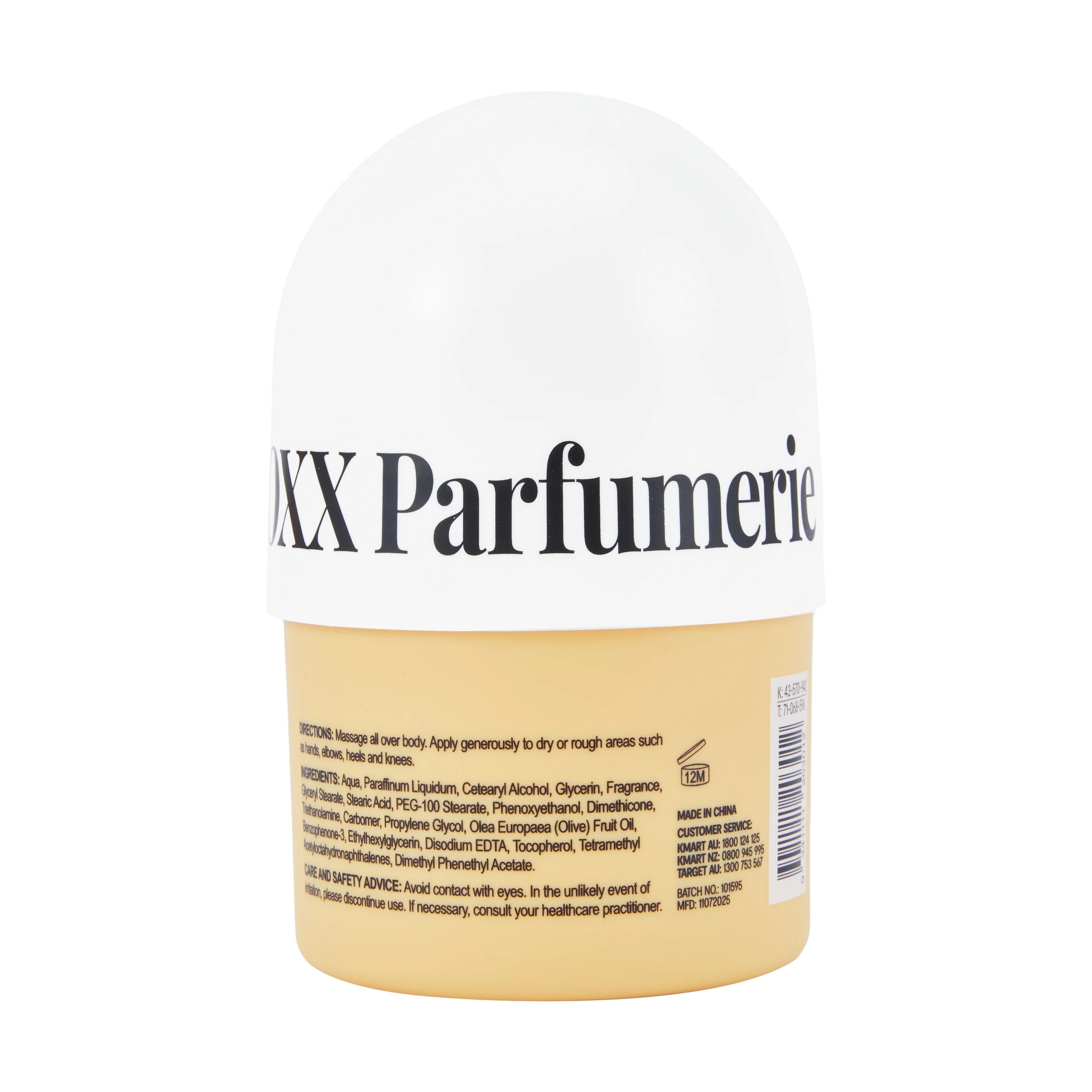 3 OXX Fragrance Citrus Body Butter 240ml - Citrus, Jasmine and Musk, 3 of 3