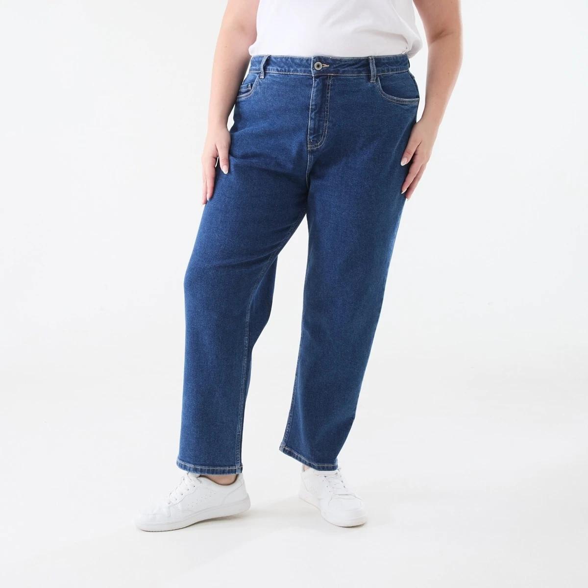 1 Curve Mum Jeans Mid Wash, 1 of 6