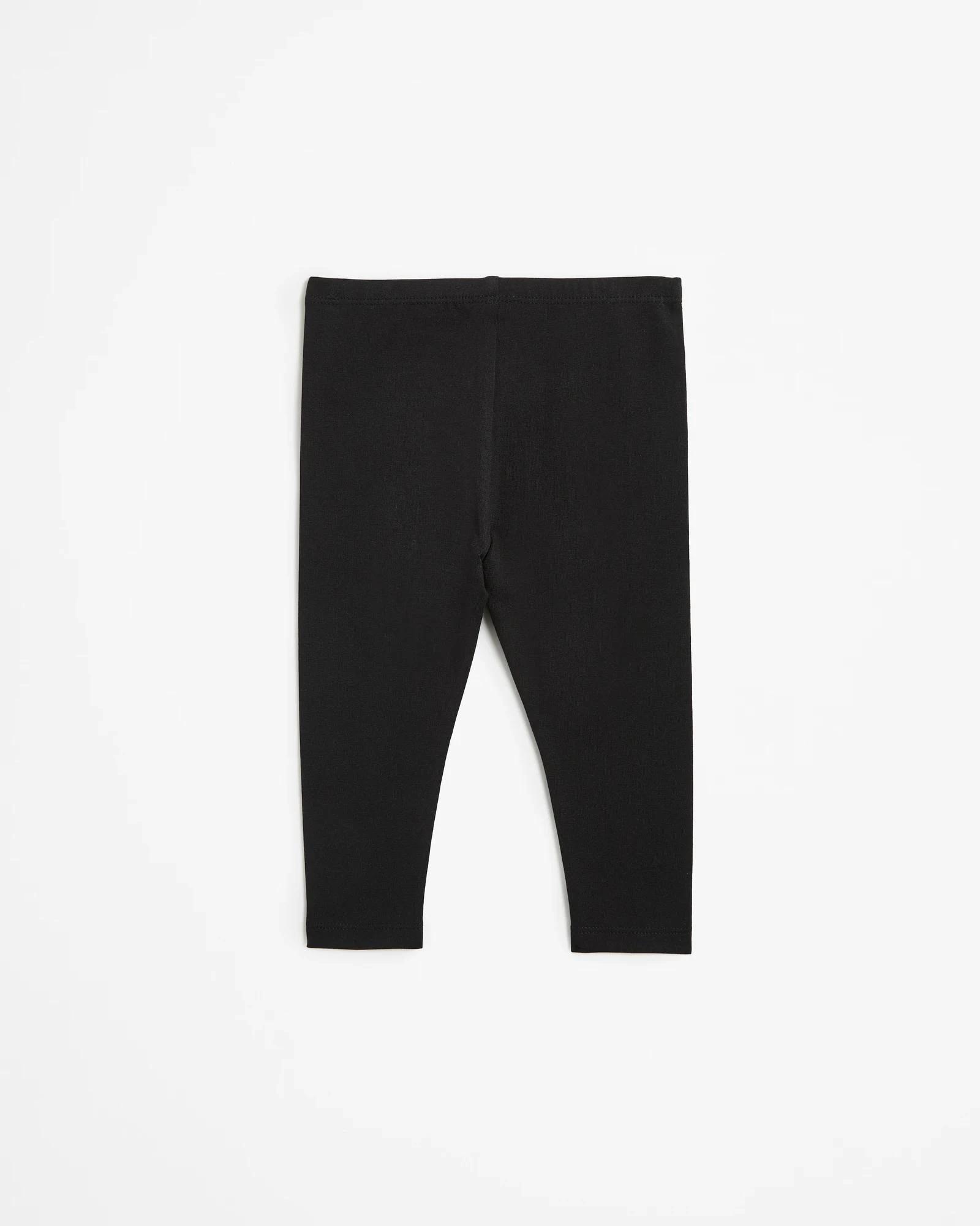 3 Target Baby Organic Cotton Leggings BLACK, 3 of 3