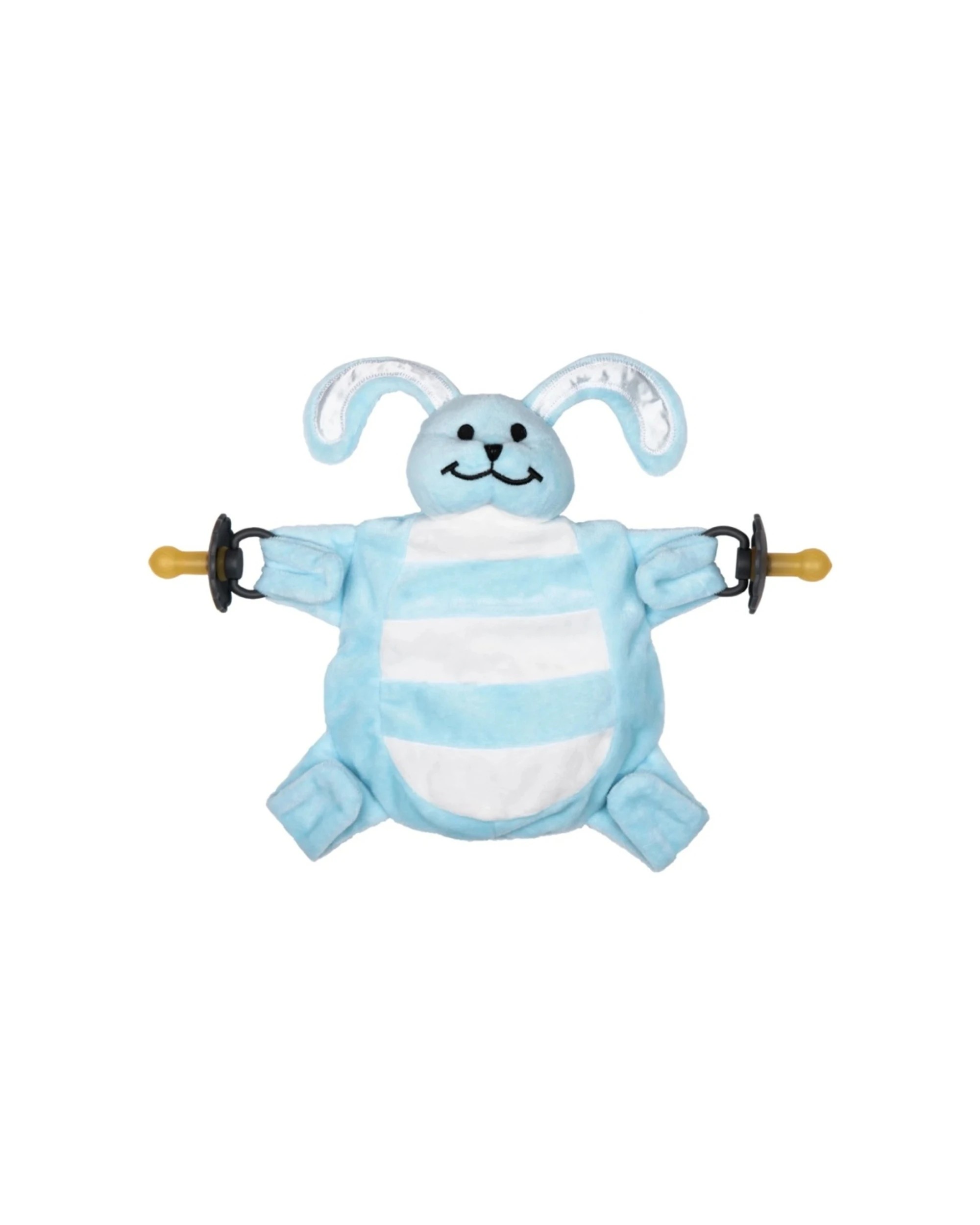 1 Sleepytot Award Winning Comforter Dummy Holder Soother For Babies Bunny - Blue, 1 of 2