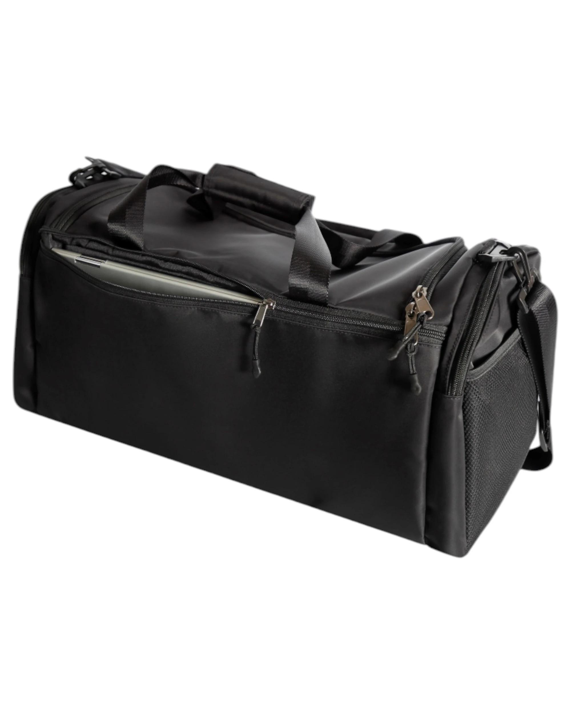 2 VKY Unisex Sports Gym Sport Travel Weekender Duffel Bag BLACK, 2 of 6