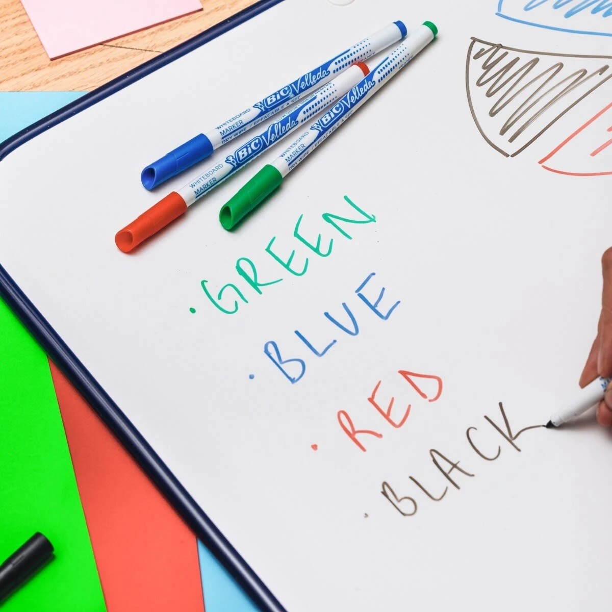 5 8 Pack BIC Velleda Whiteboard Markers, 5 of 5