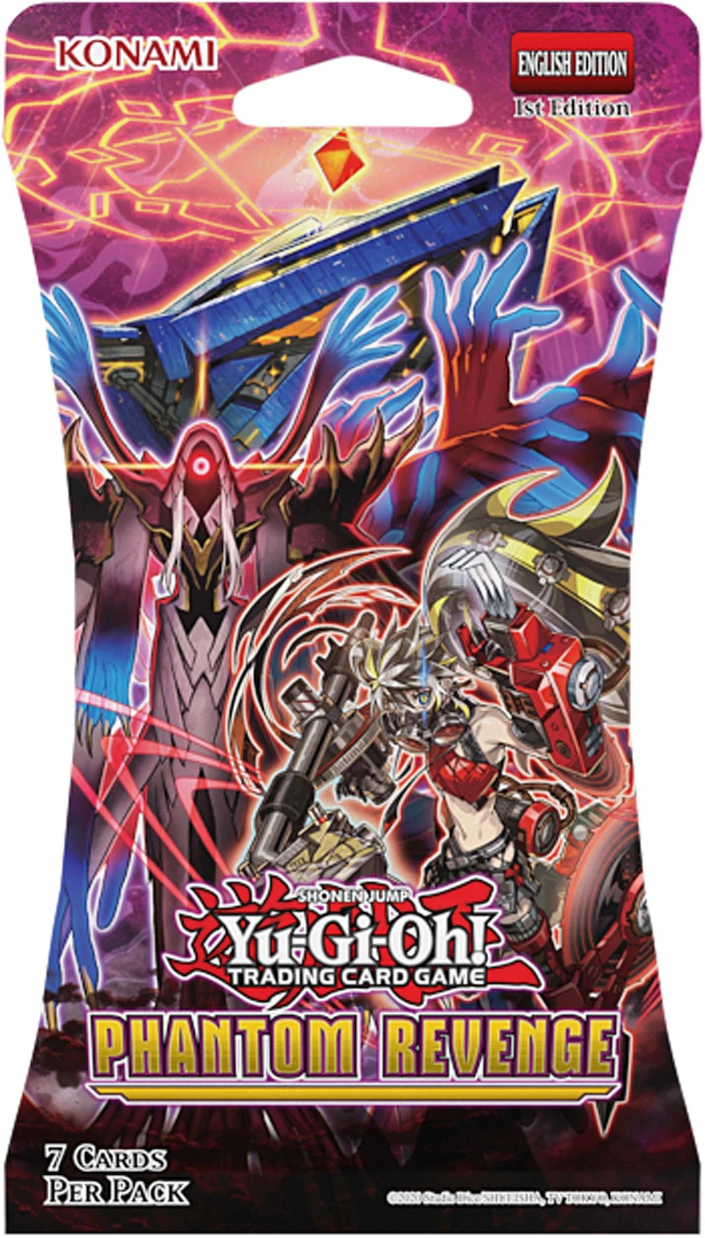 1 Yu-Gi-Oh! TCG Phantom Revenge 7 x Card Blister - Assorted - Multi, 1 of 5