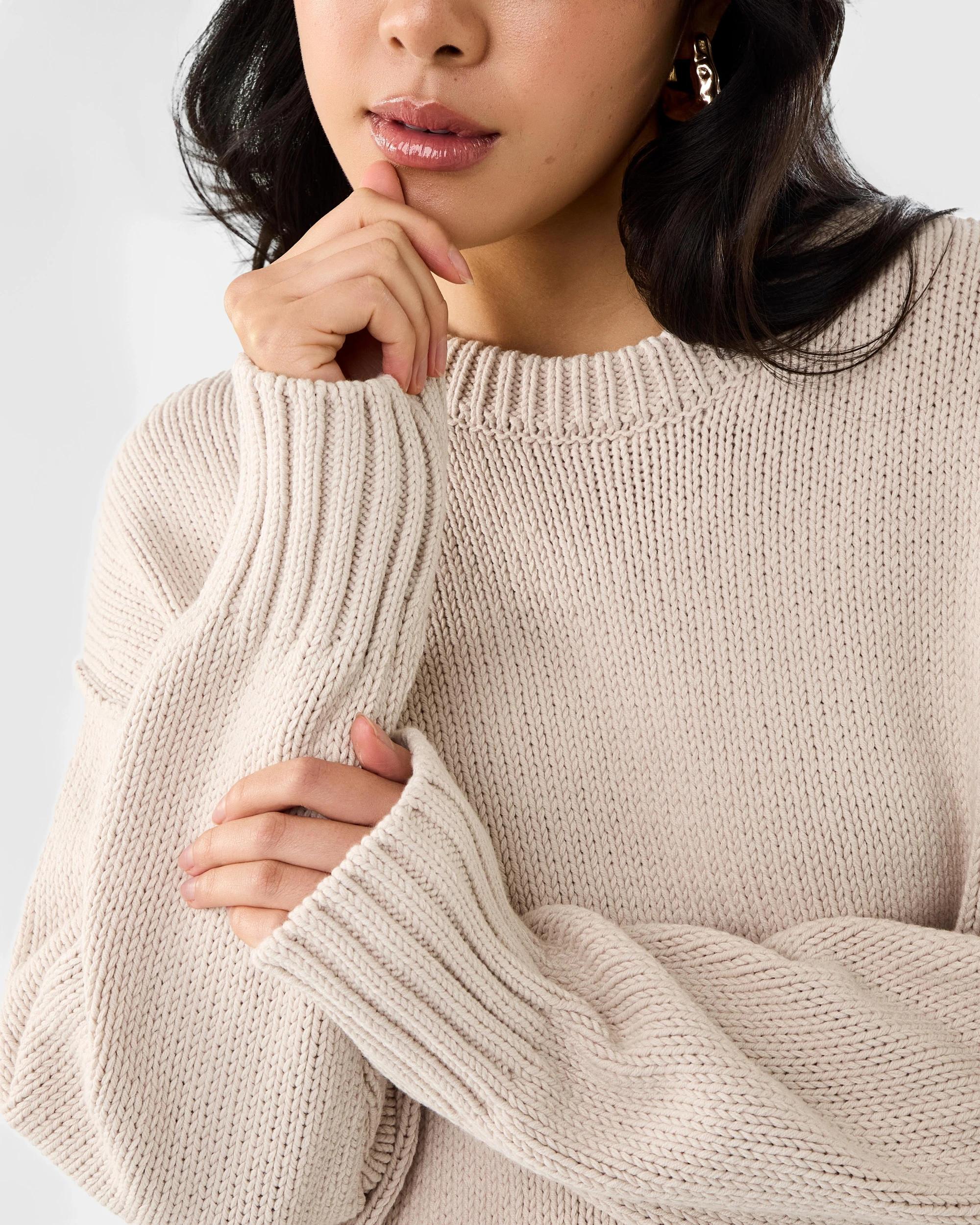 6 Exposed Seam Jumper Nat Beige, 6 of 8