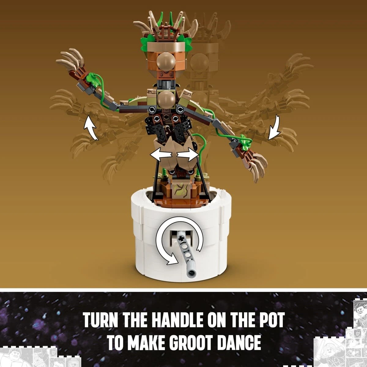 5 LEGO Marvel Dancing Groot 76297, 5 of 10