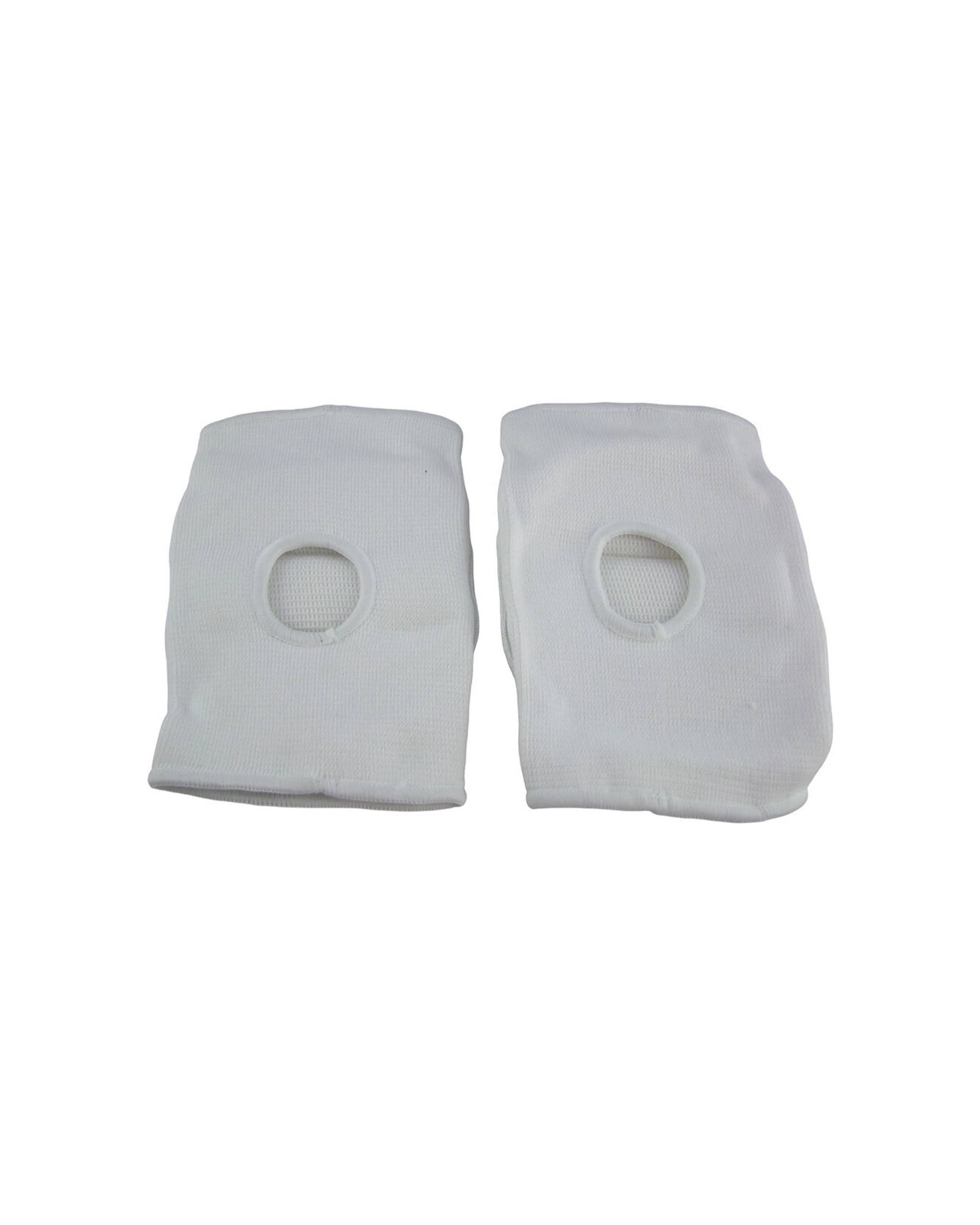 3 Regent 2PK Sports Knee Support Pads Football Gear Protector Pair Senior - White, 3 of 4