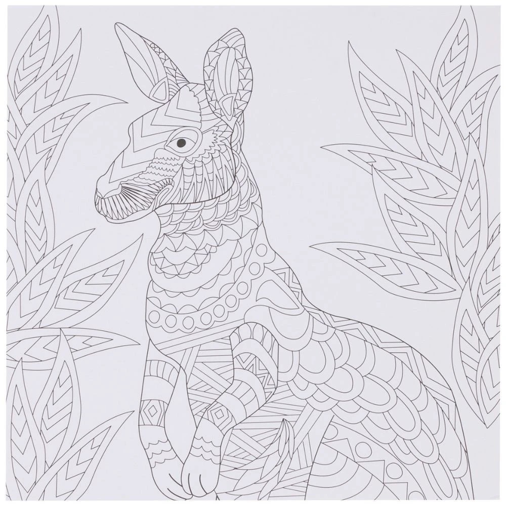 3 Born 9x9" Adult Colouring Book Mandala, 3 of 4