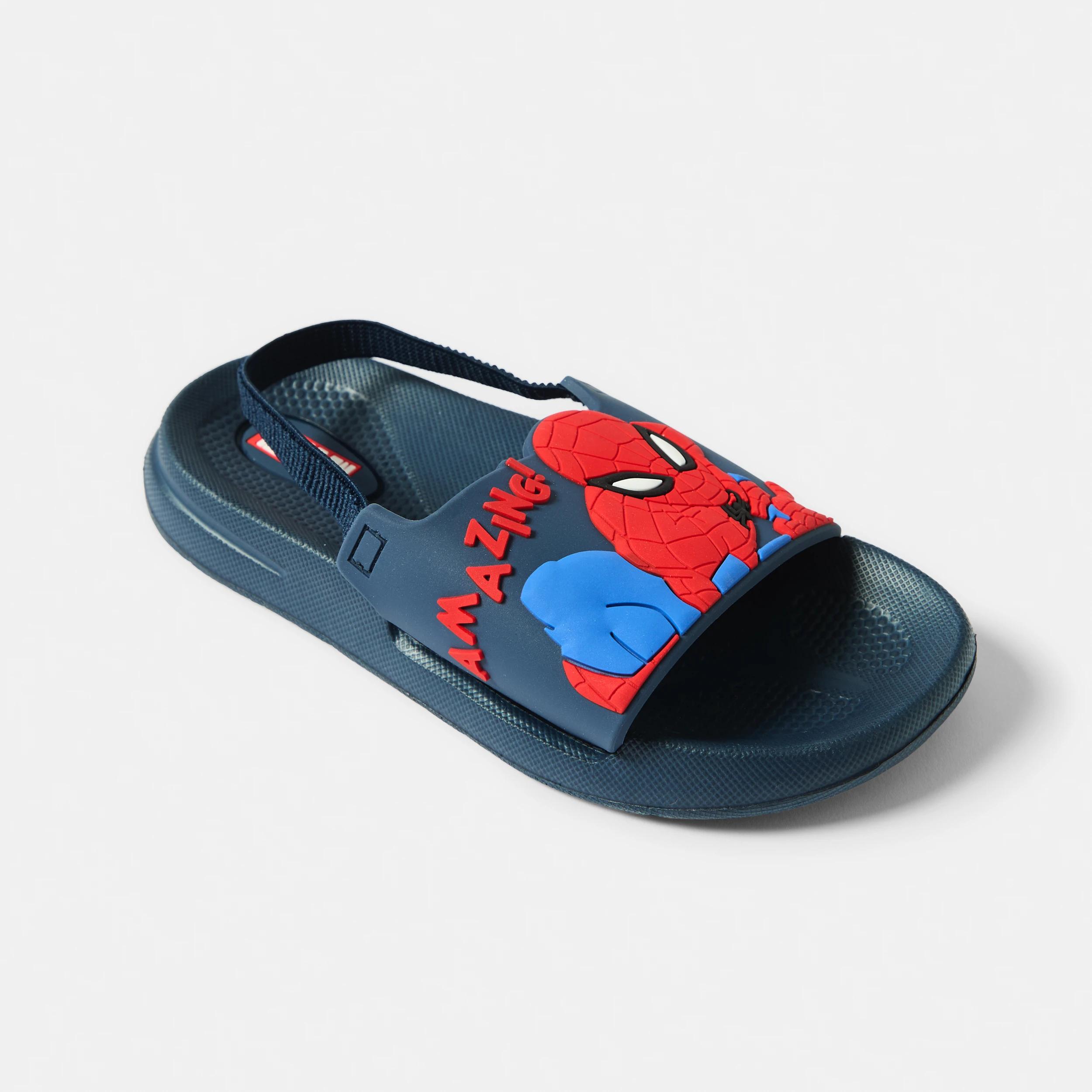 1 Junior Spiderman License Slides Amazing Spiderman Navy, 1 of 4
