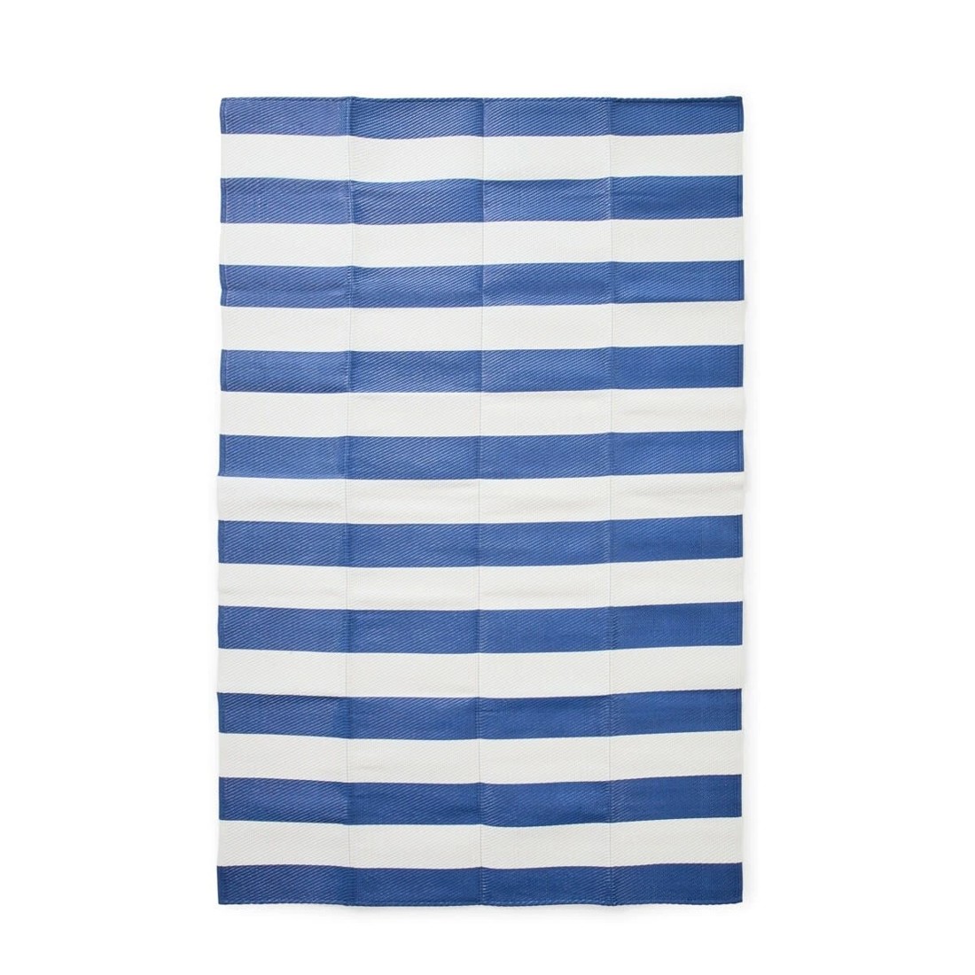 6 Woven Floor Mat - Blue Stripe, 6 of 9