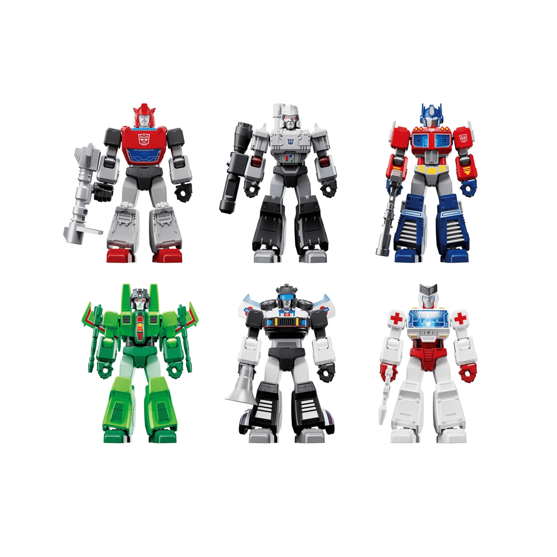3 Blokees Transformers Shining Version 01 Shining Attack Model Kit Blind Box - Set of 6, 3 of 4